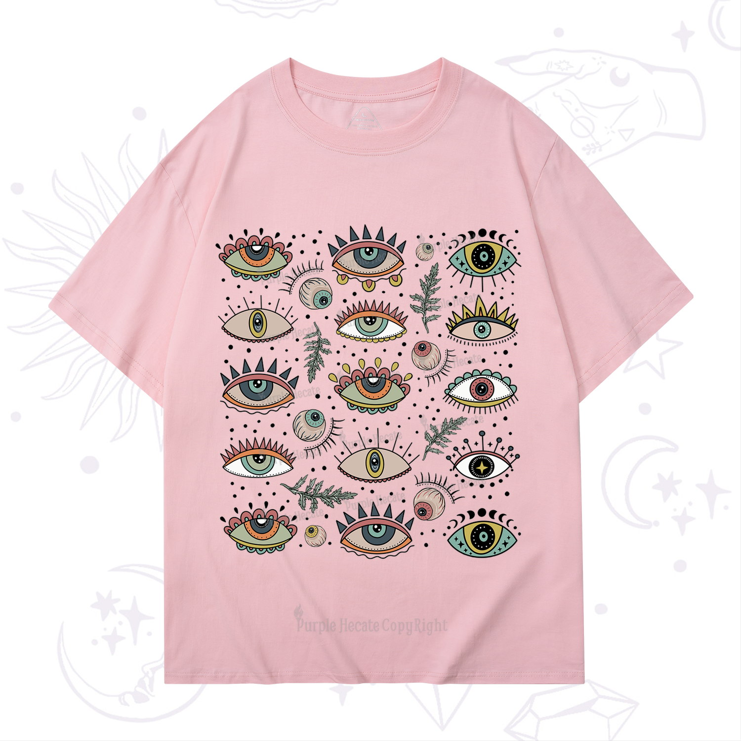 Purplehecate Evil Eye Array T-Shirt