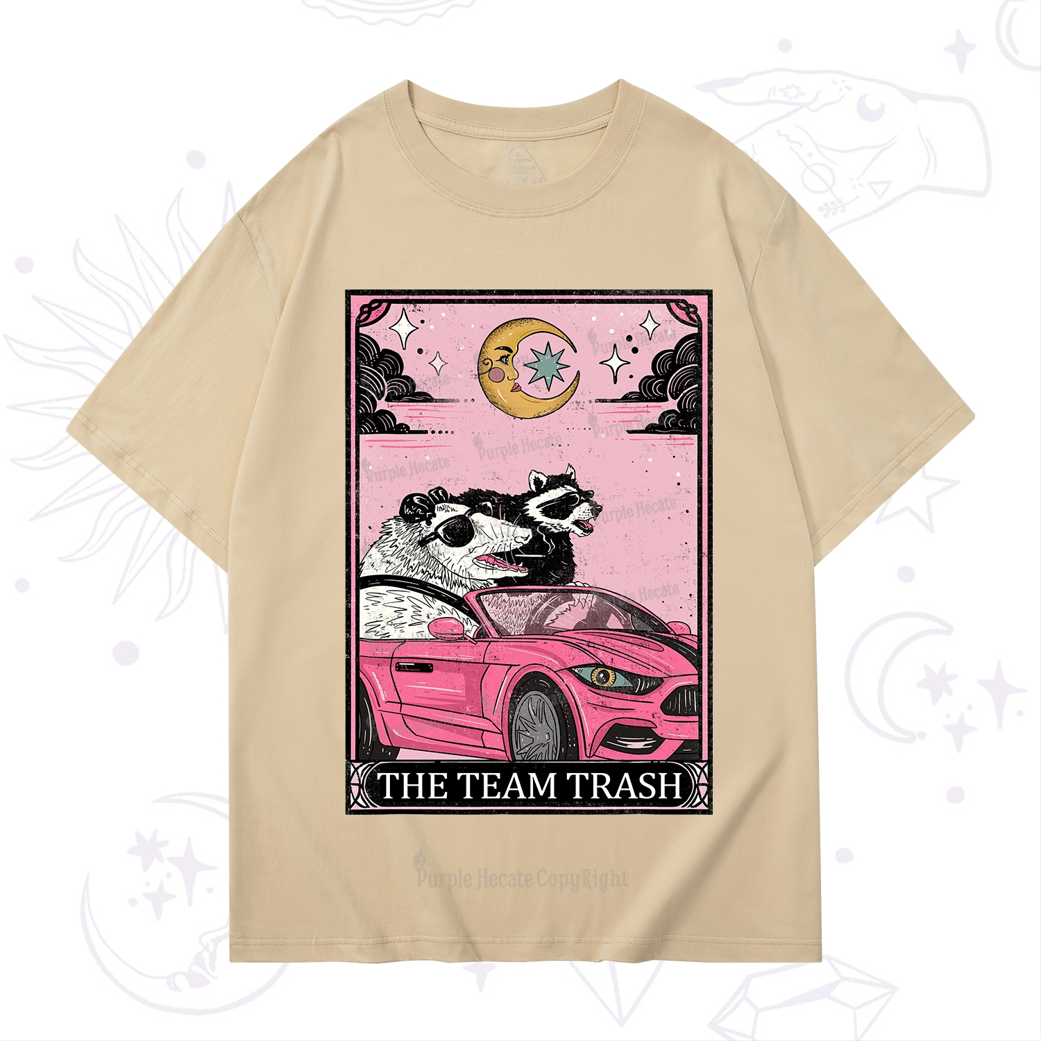 Purplehecate The Team Trash Tarot Card T-Shirt