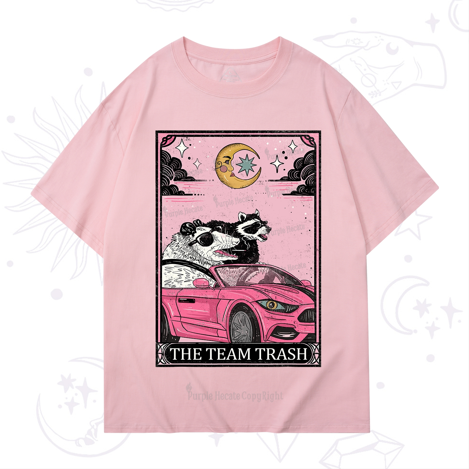 Purplehecate The Team Trash Tarot Card T-Shirt