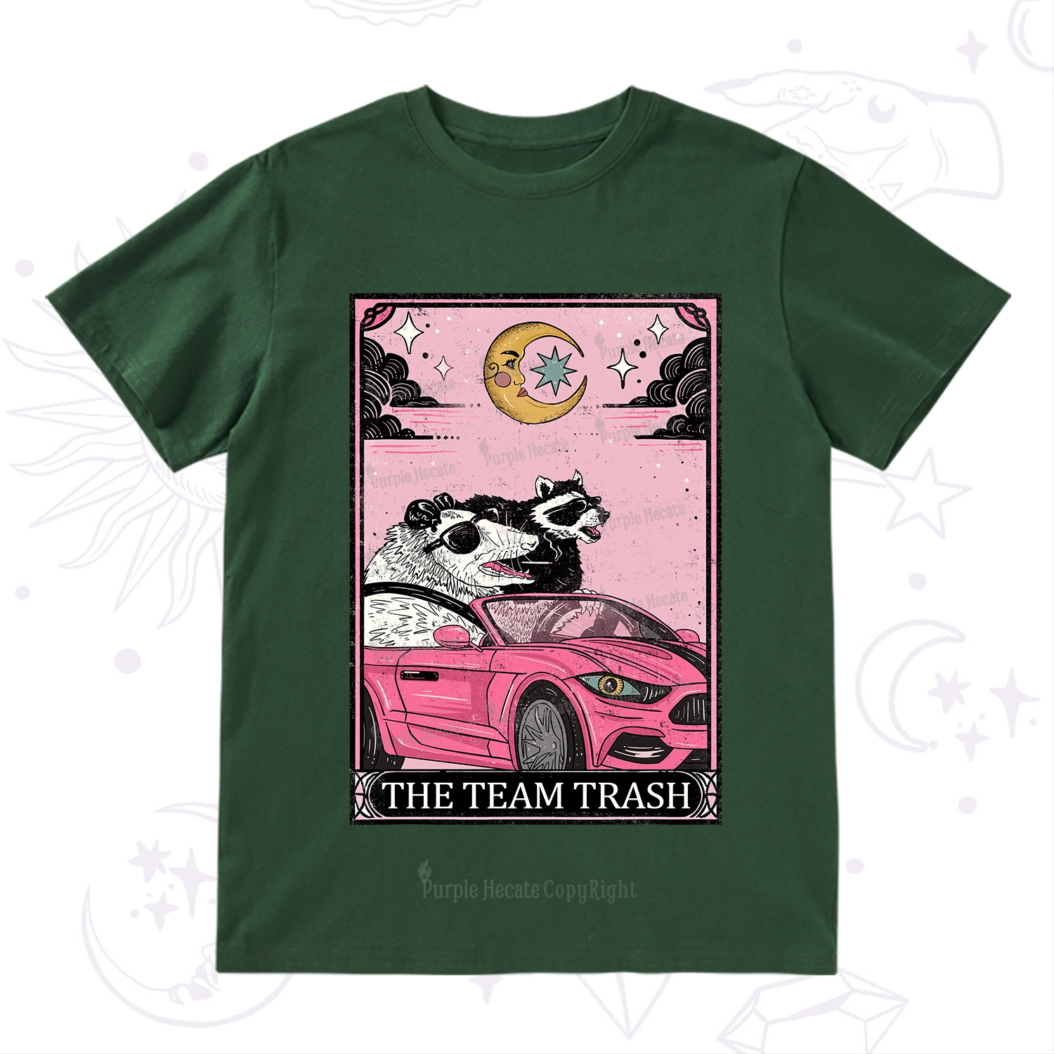 Purplehecate The Team Trash Tarot Card T-Shirt