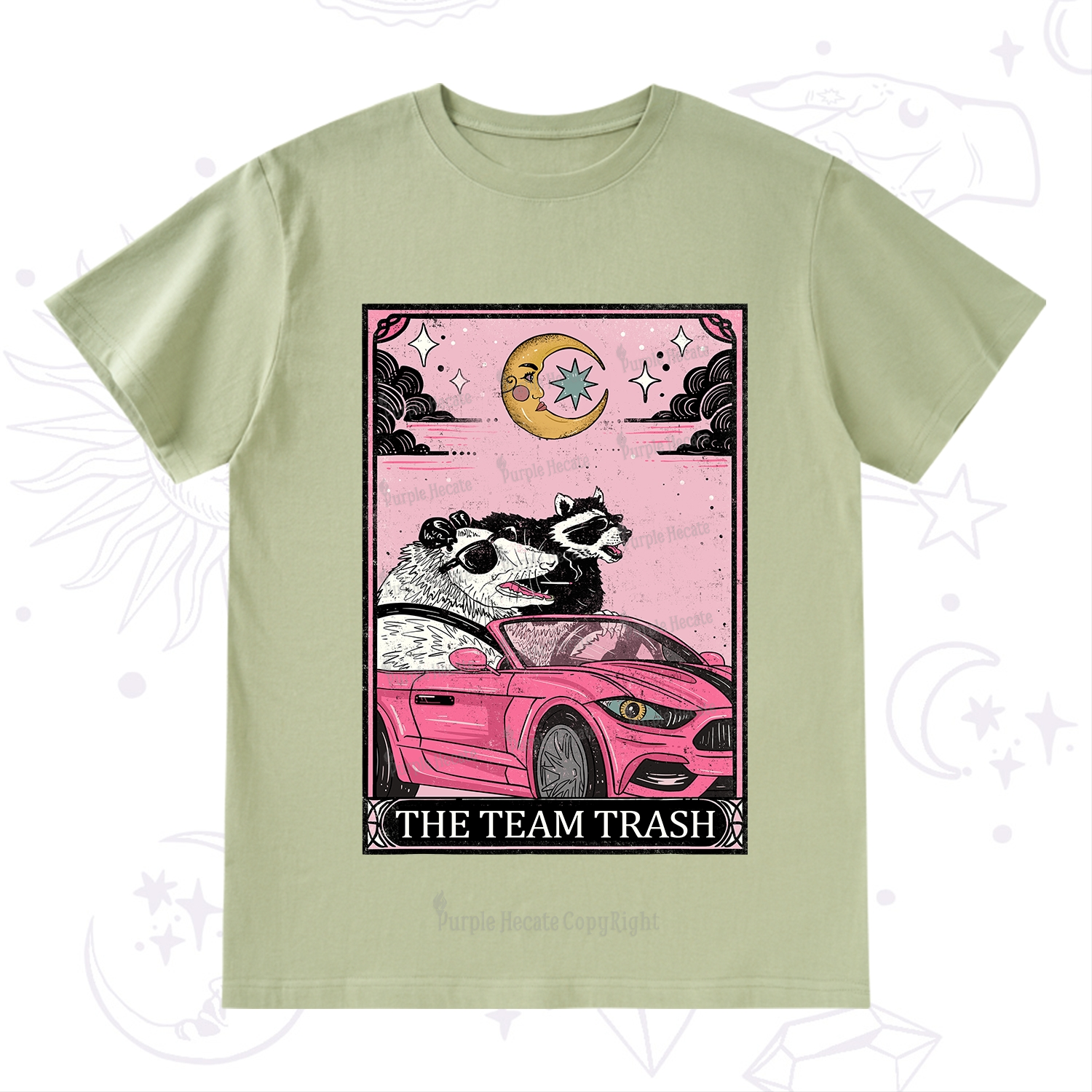 Purplehecate The Team Trash Tarot Card T-Shirt