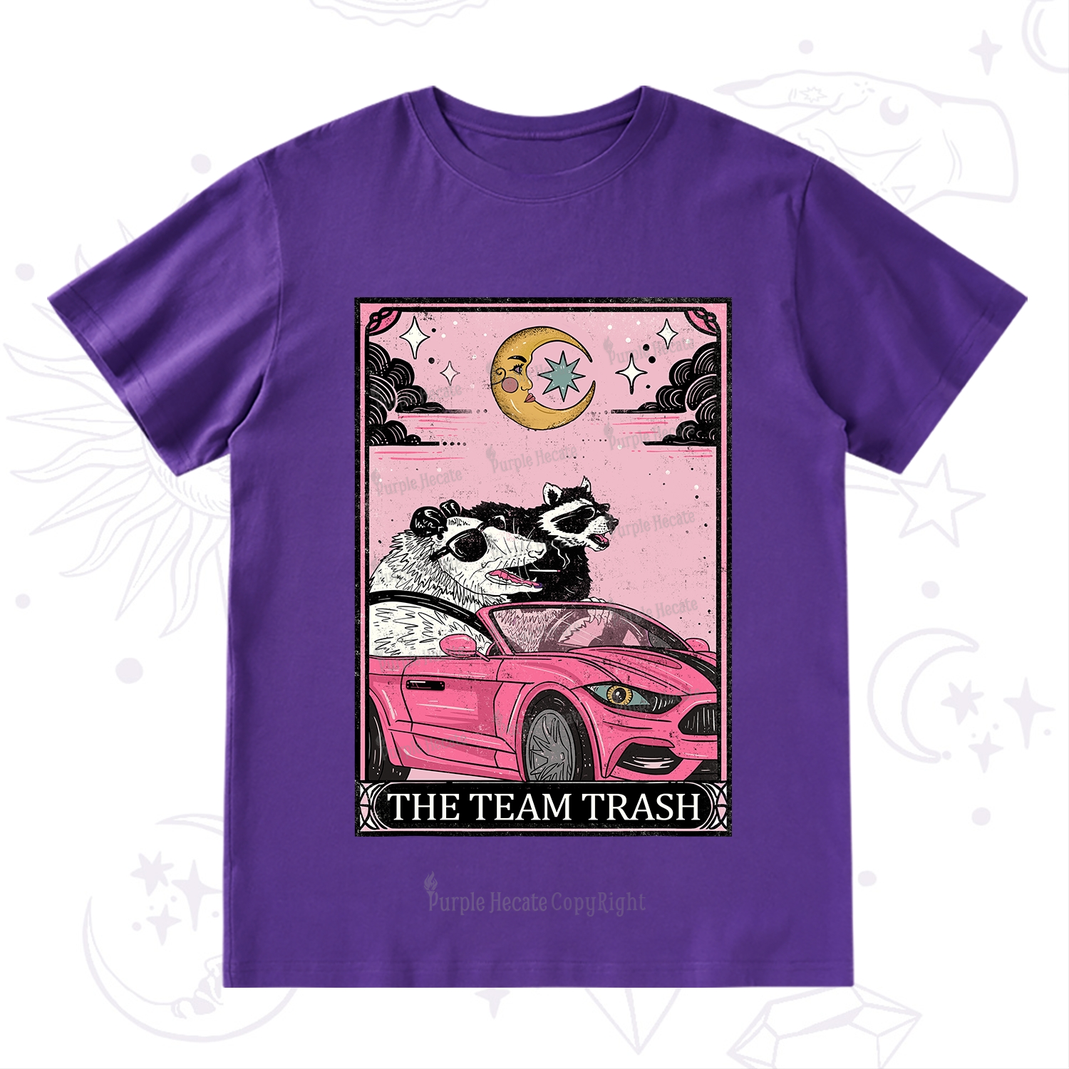 Purplehecate The Team Trash Tarot Card T-Shirt