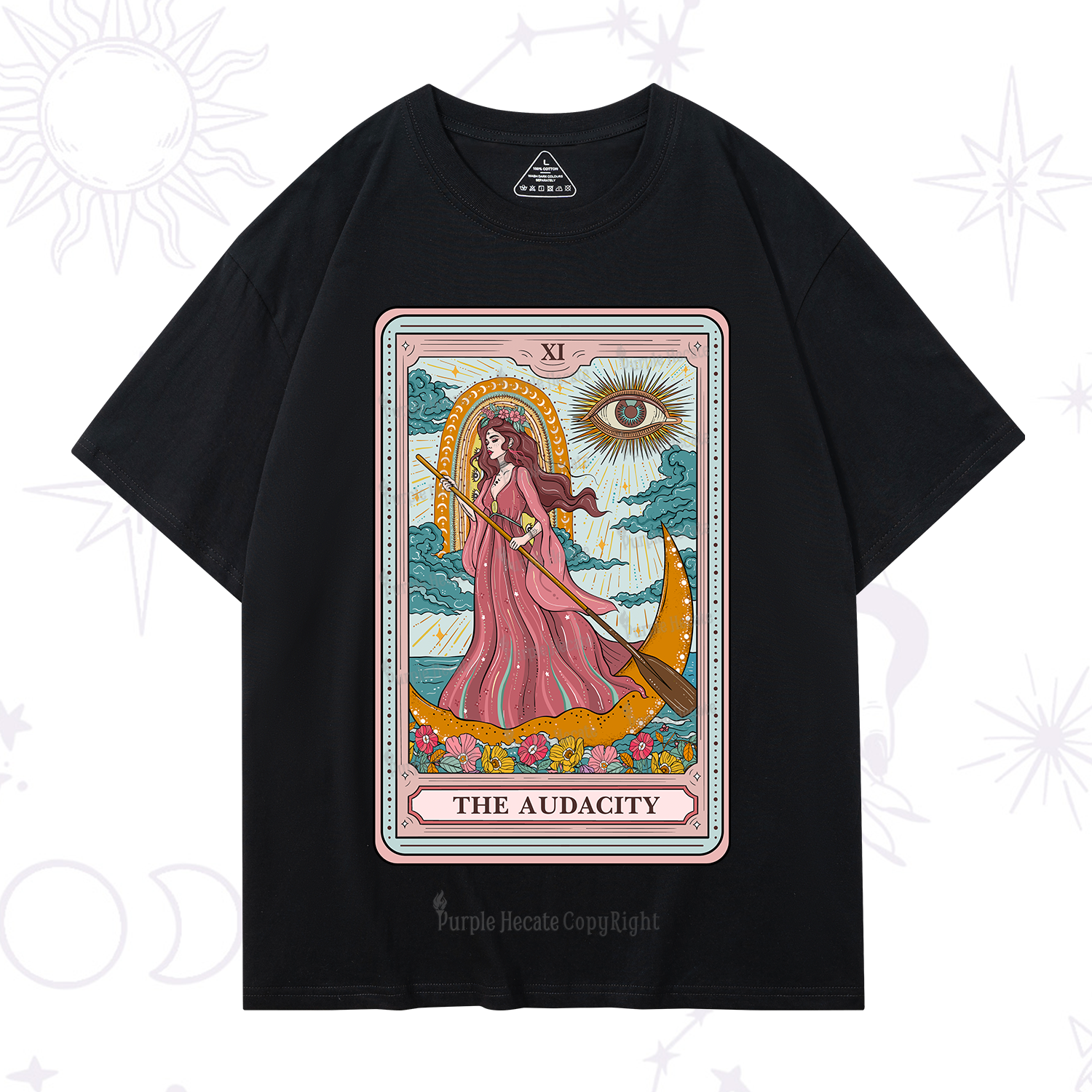 Purplehecate The Audacity Goddess Tarot T-Shirt