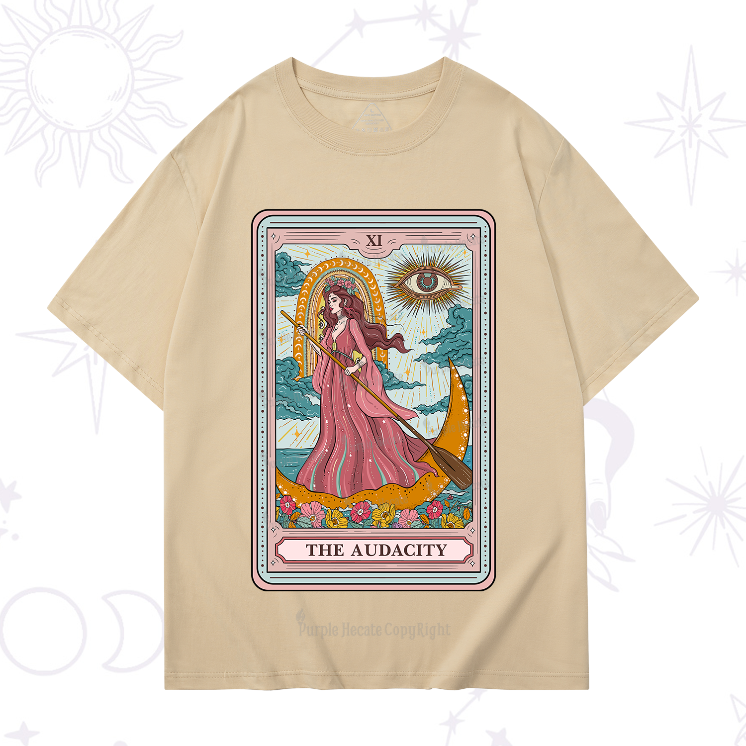 Purplehecate The Audacity Goddess Tarot T-Shirt