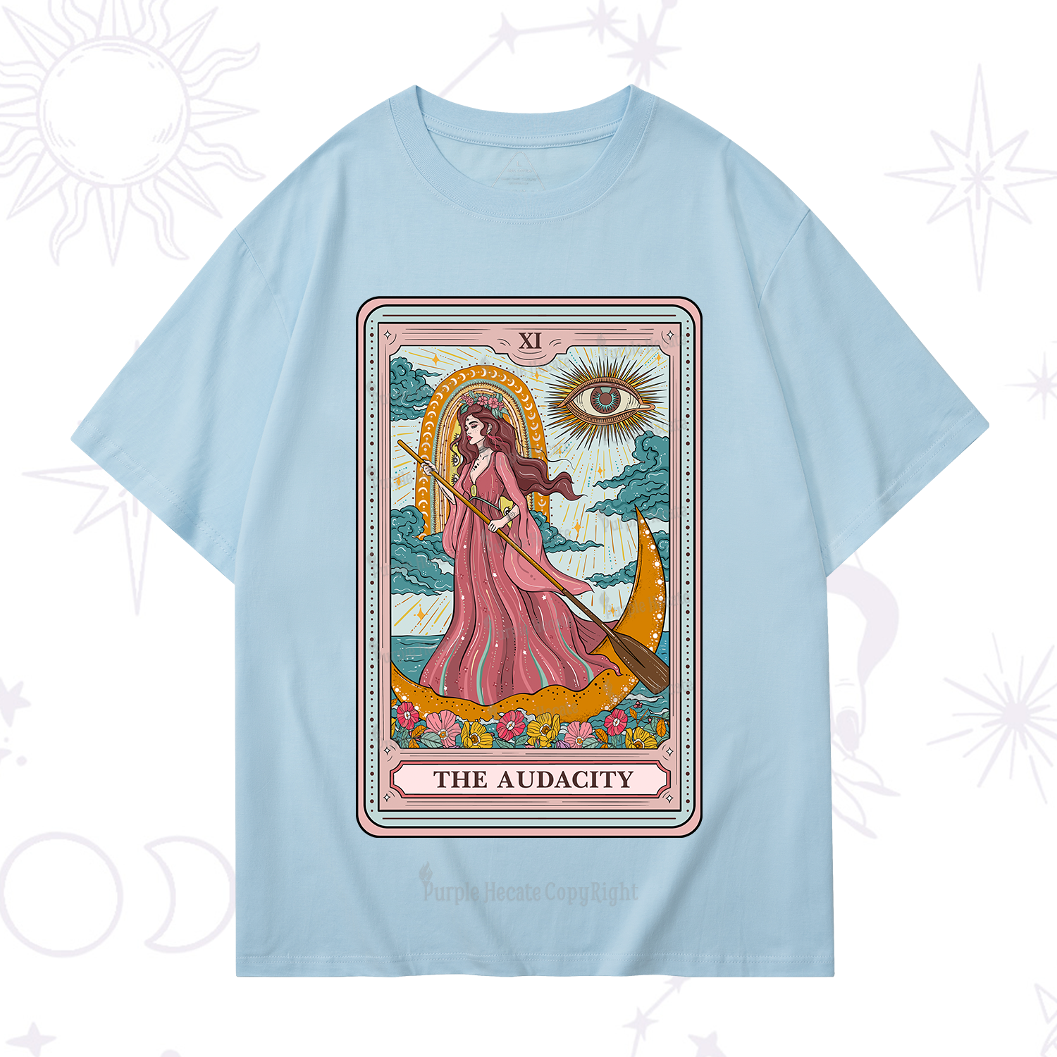 Purplehecate The Audacity Goddess Tarot T-Shirt