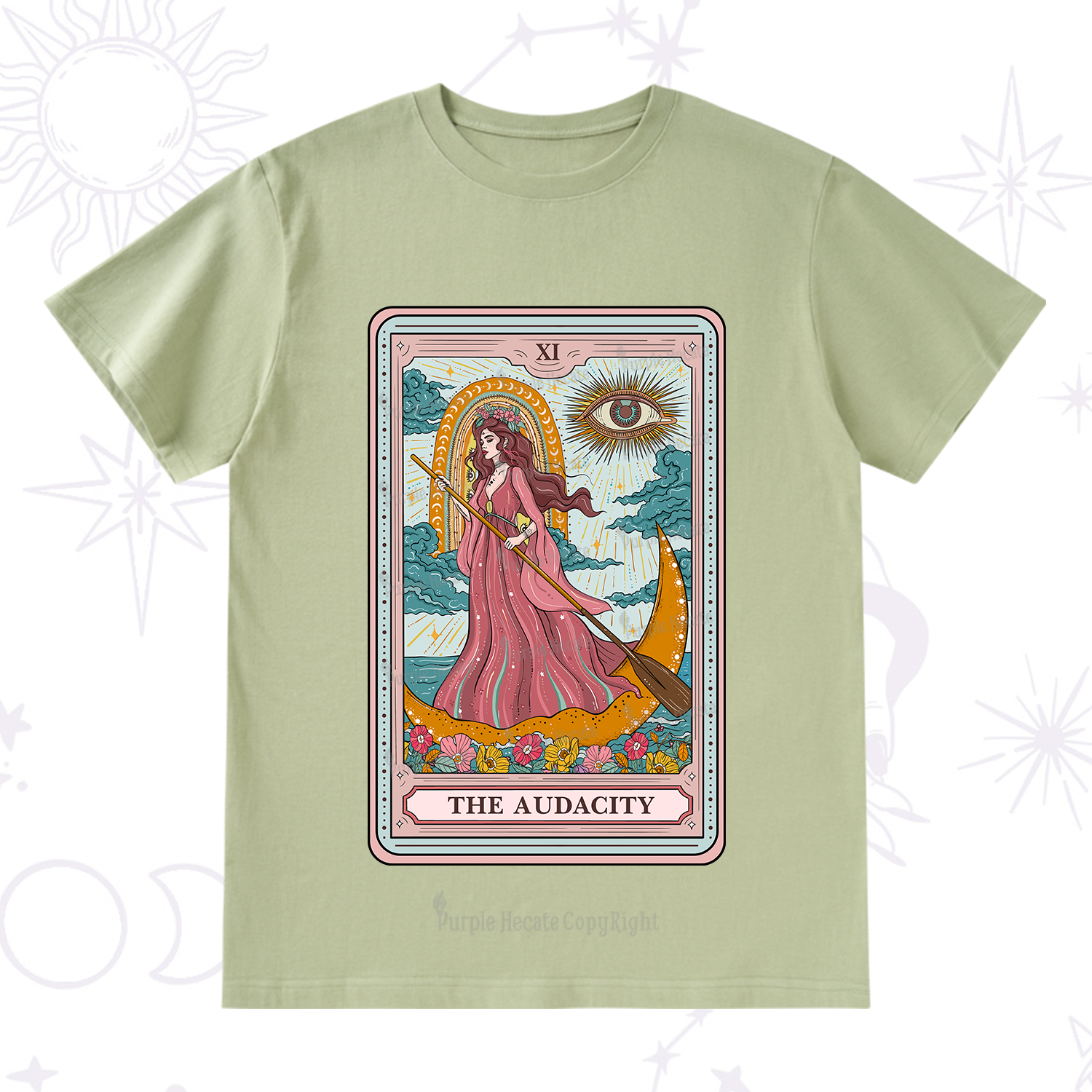 Purplehecate The Audacity Goddess Tarot T-Shirt