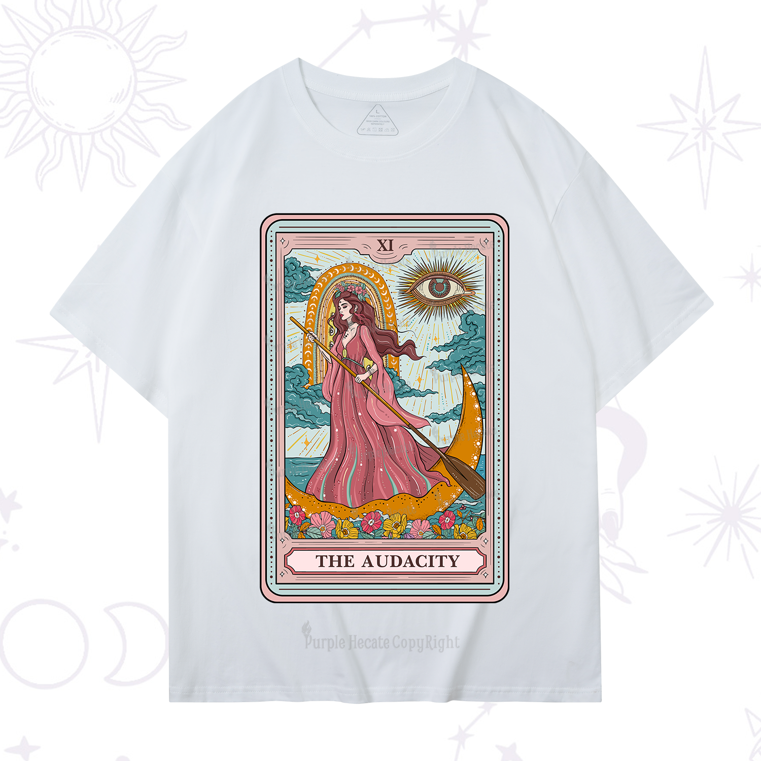 Purplehecate The Audacity Goddess Tarot T-Shirt