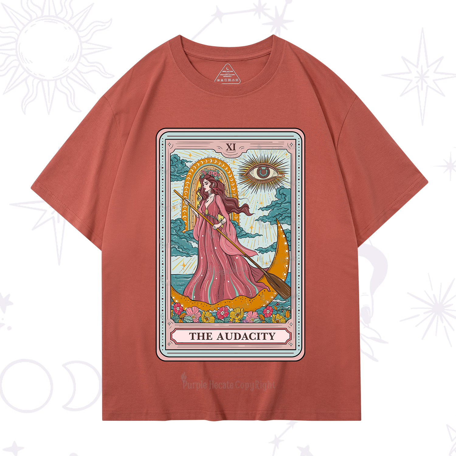 Purplehecate The Audacity Goddess Tarot T-Shirt