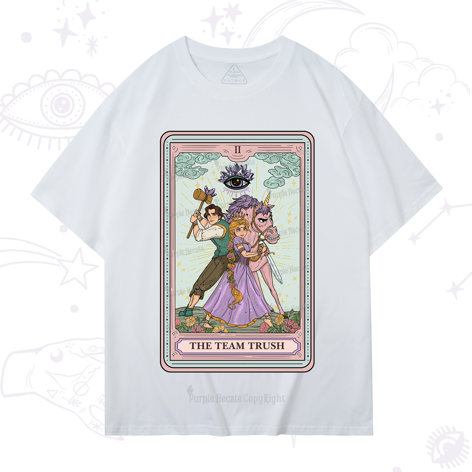 Purplehecate The Team Trush Tarot Card T-Shirt
