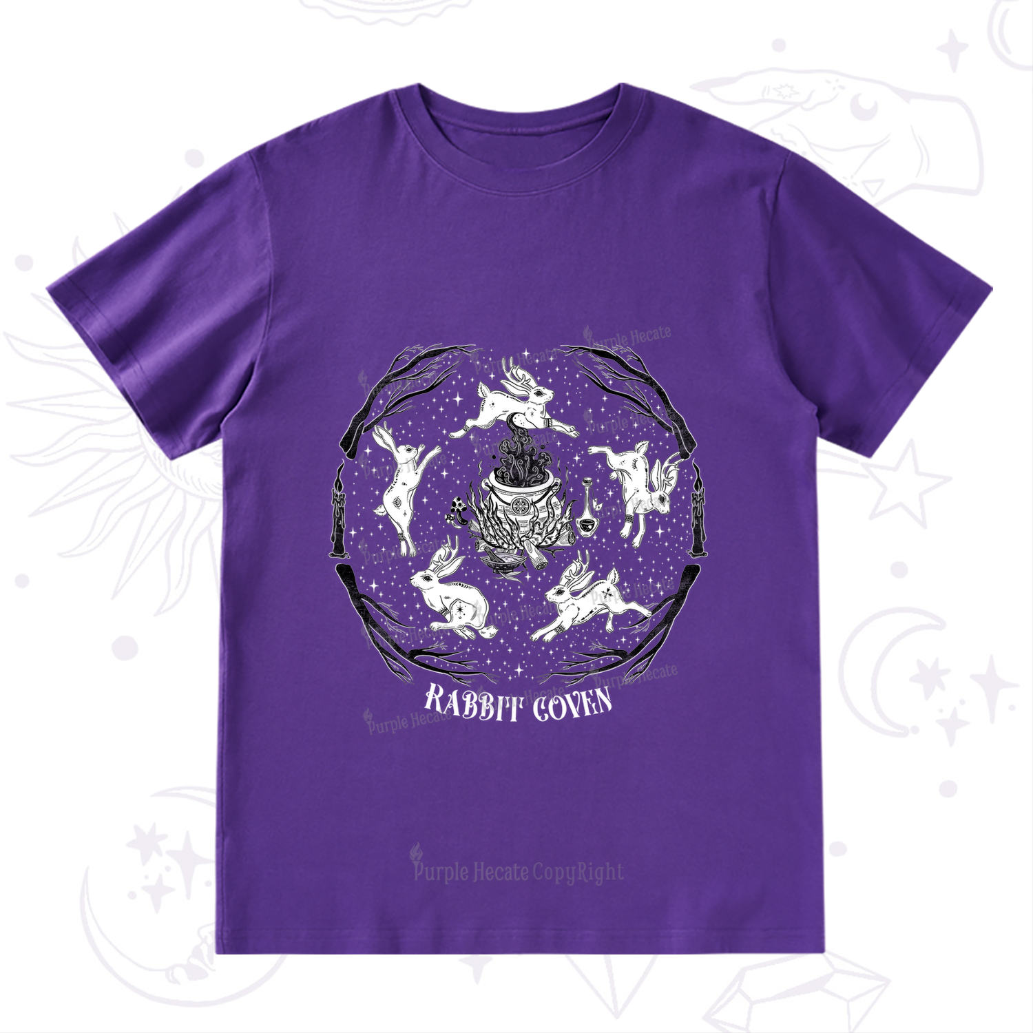 Purplehecate Rabbit Coven T-Shirt