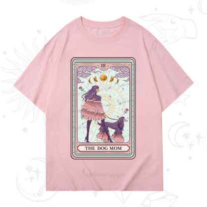 Purplehecate The Fashionable Dog Mom Tarot Card T-Shirt