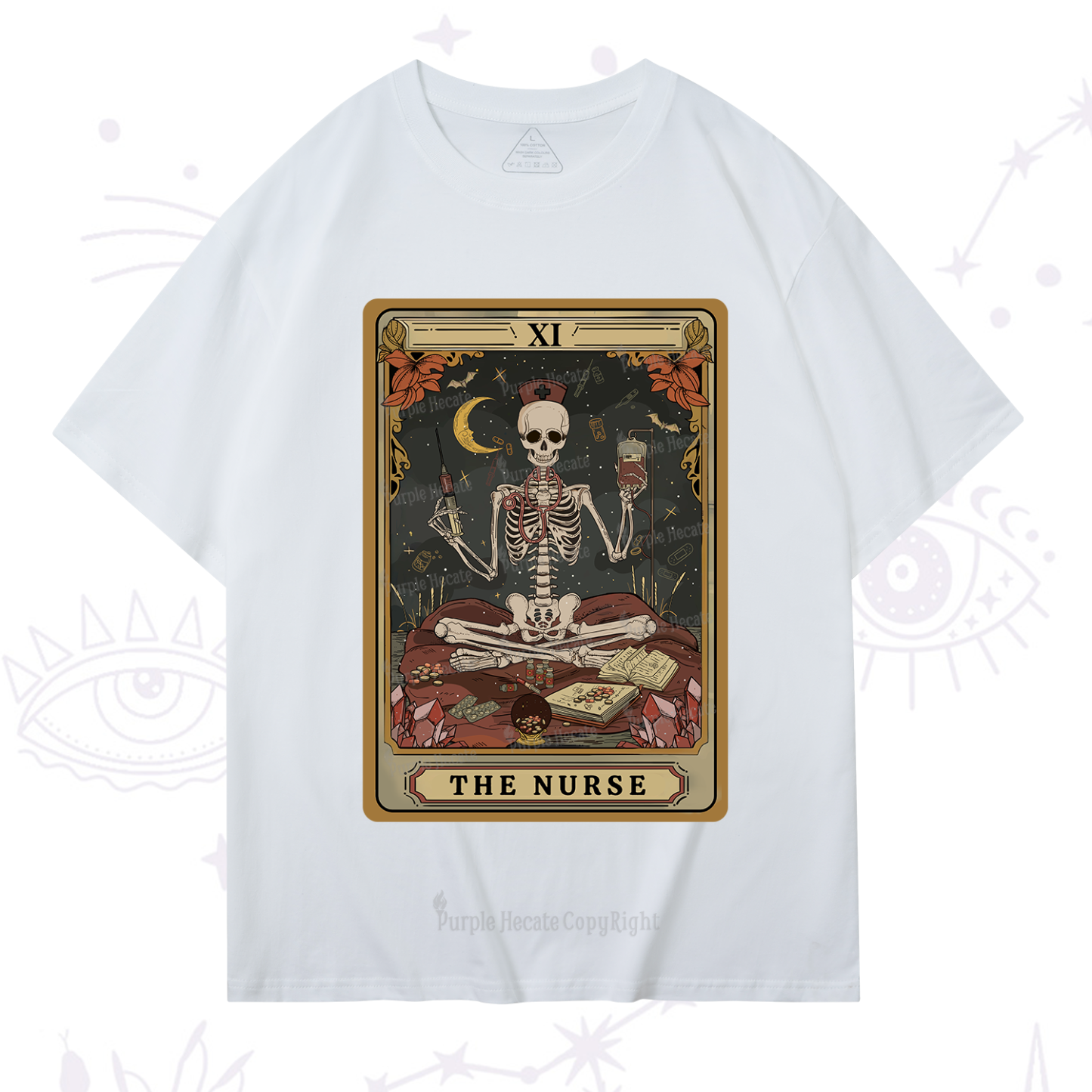 Purplehecate The Nurse Tarot T-Shirt