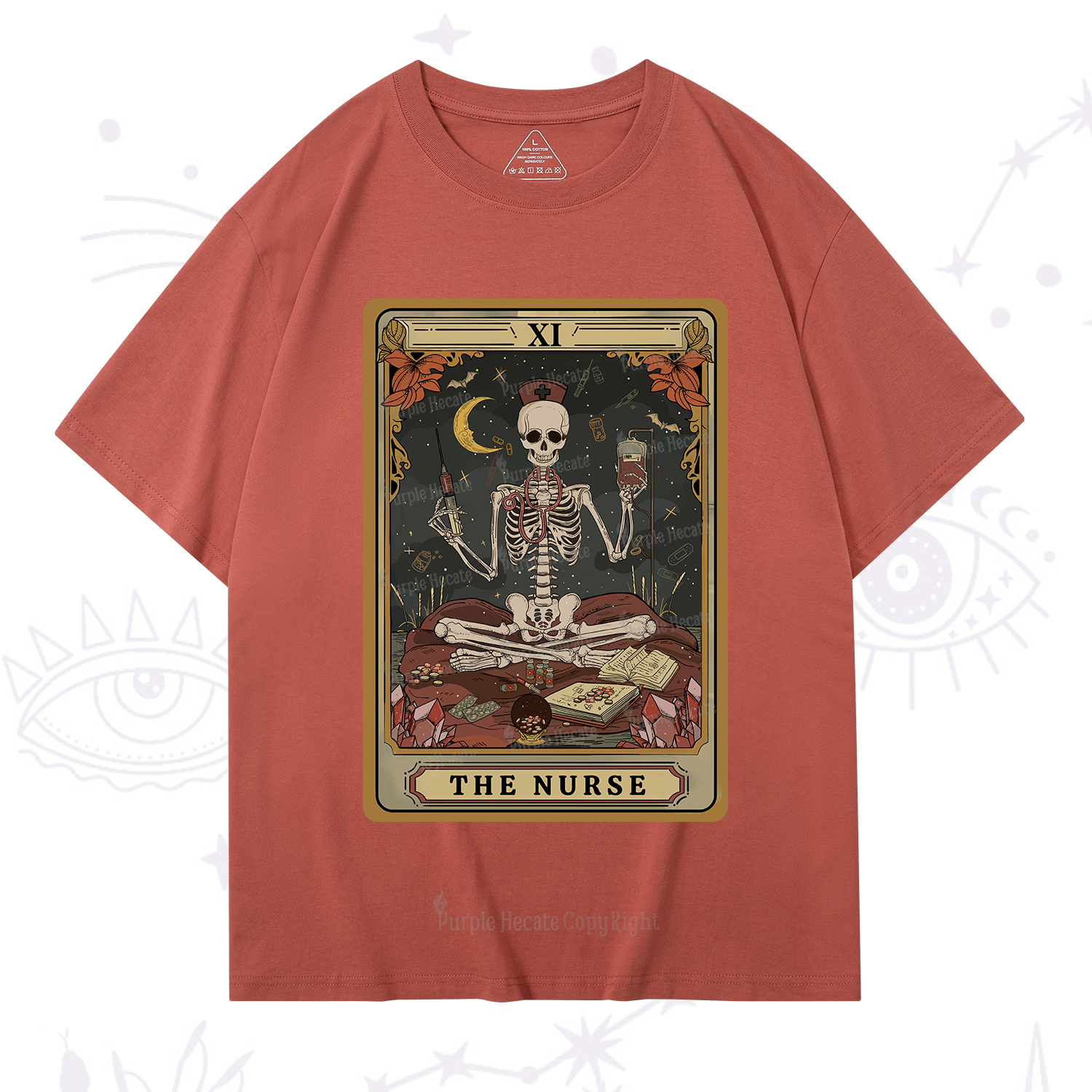 Purplehecate The Nurse Tarot T-Shirt