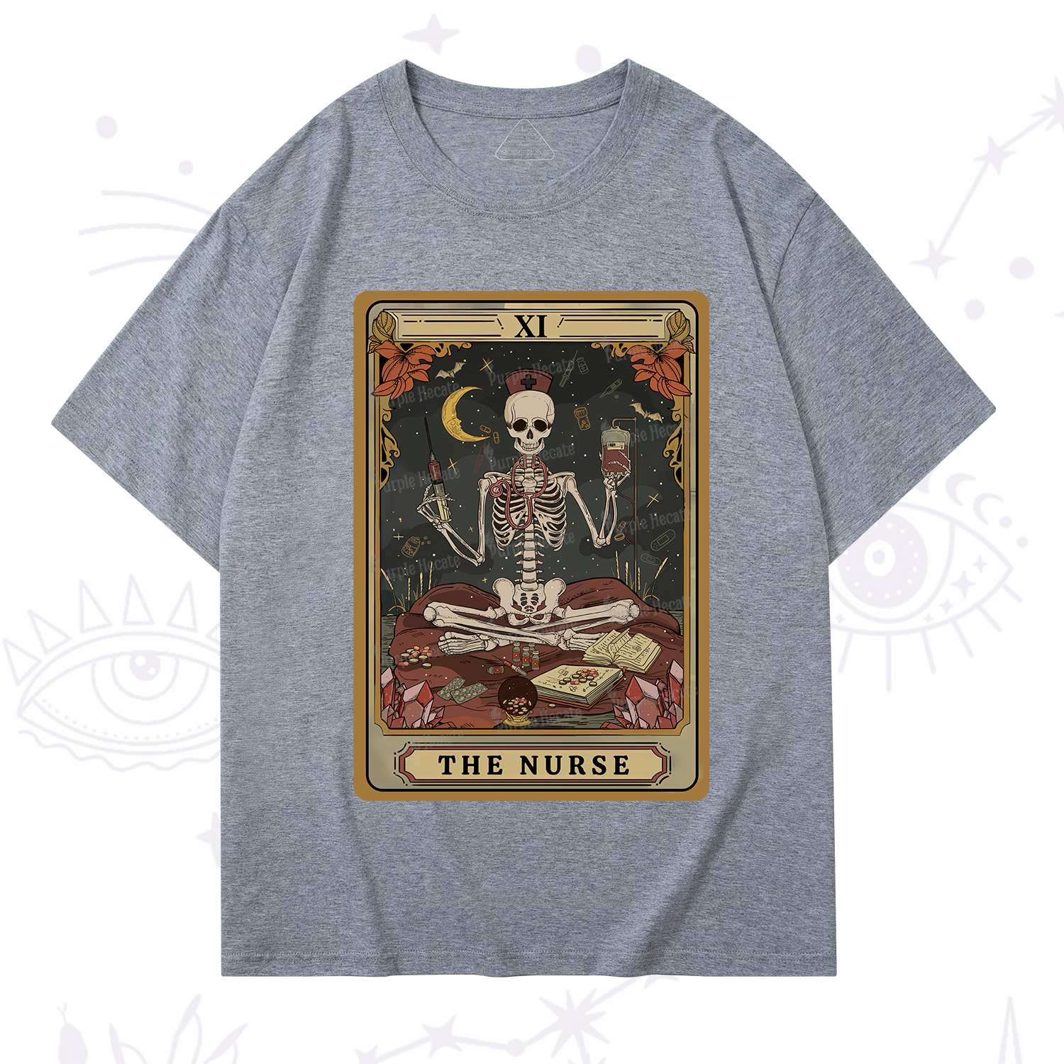 Purplehecate The Nurse Tarot T-Shirt