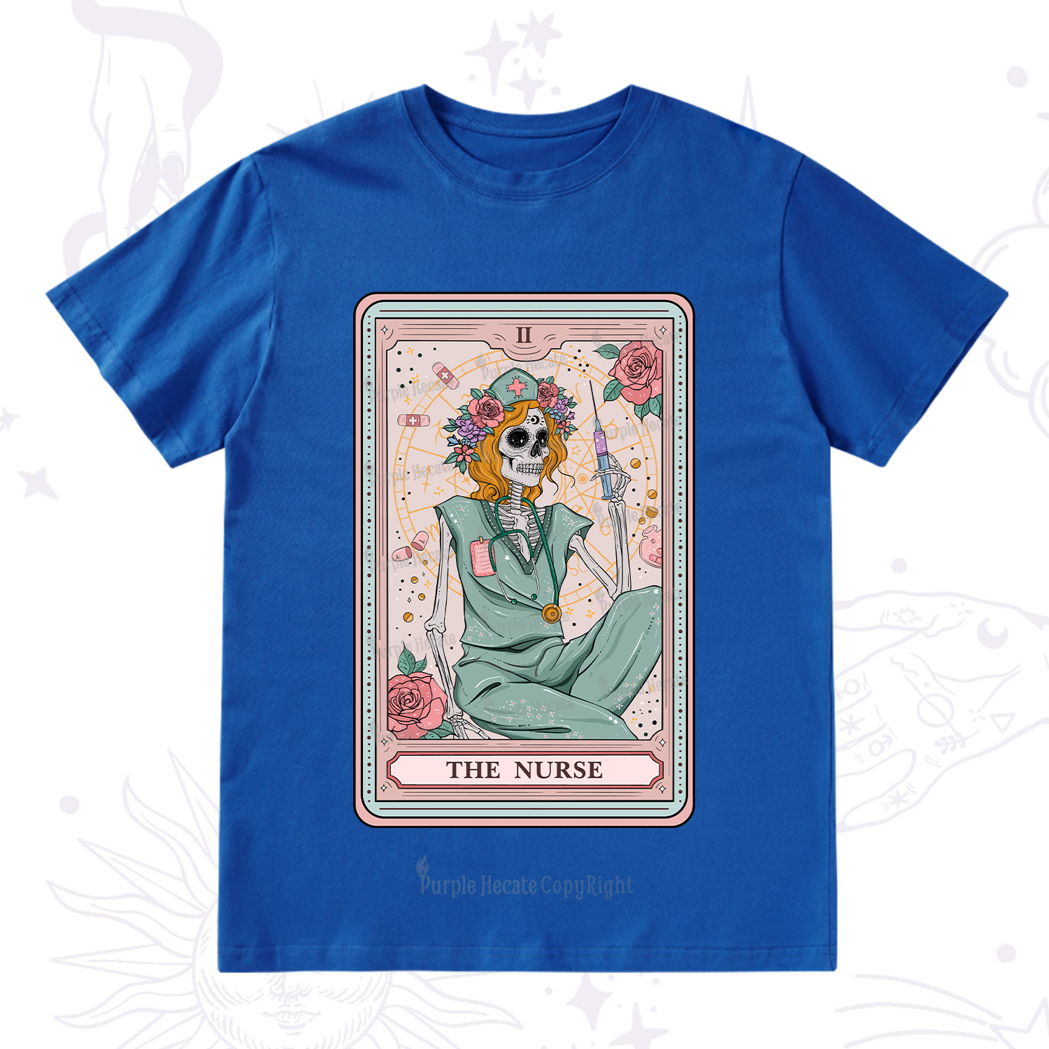 Purplehecate The Nurse Tarot Card T-Shirt