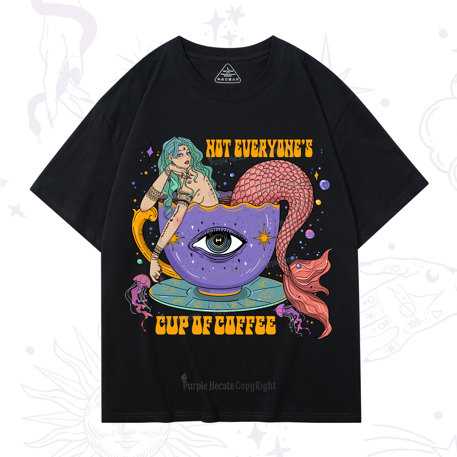 Purplehecate Not Everyone's Cup Of Coffee T-Shirt