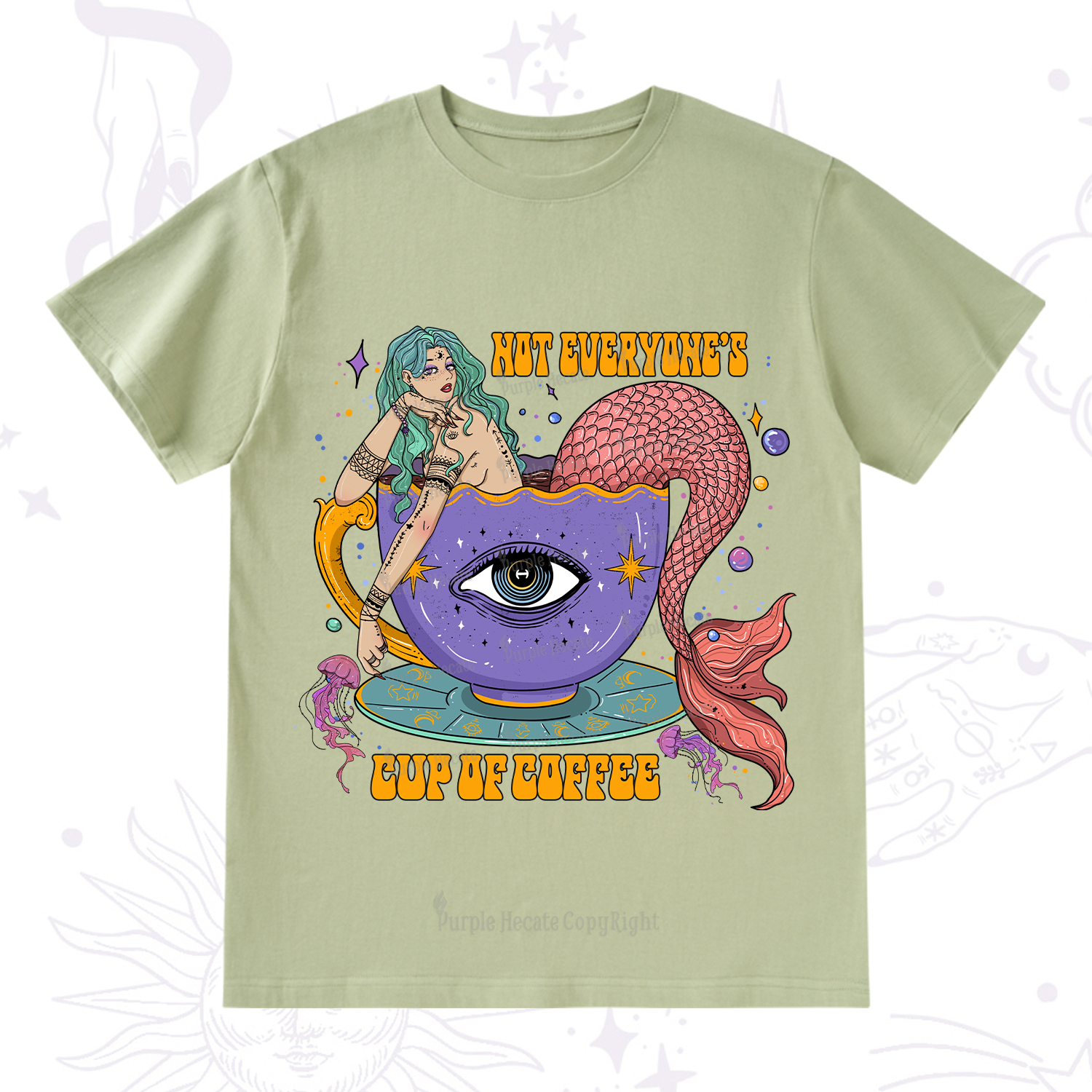 Purplehecate Not Everyone's Cup Of Coffee T-Shirt
