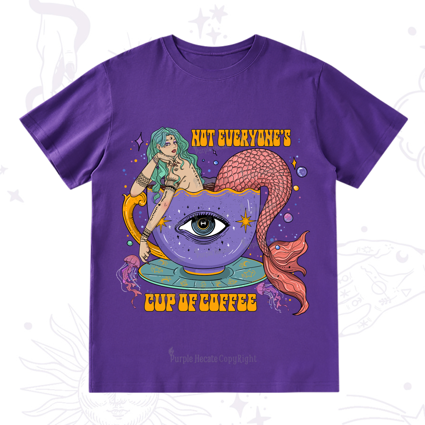Purplehecate Not Everyone's Cup Of Coffee T-Shirt