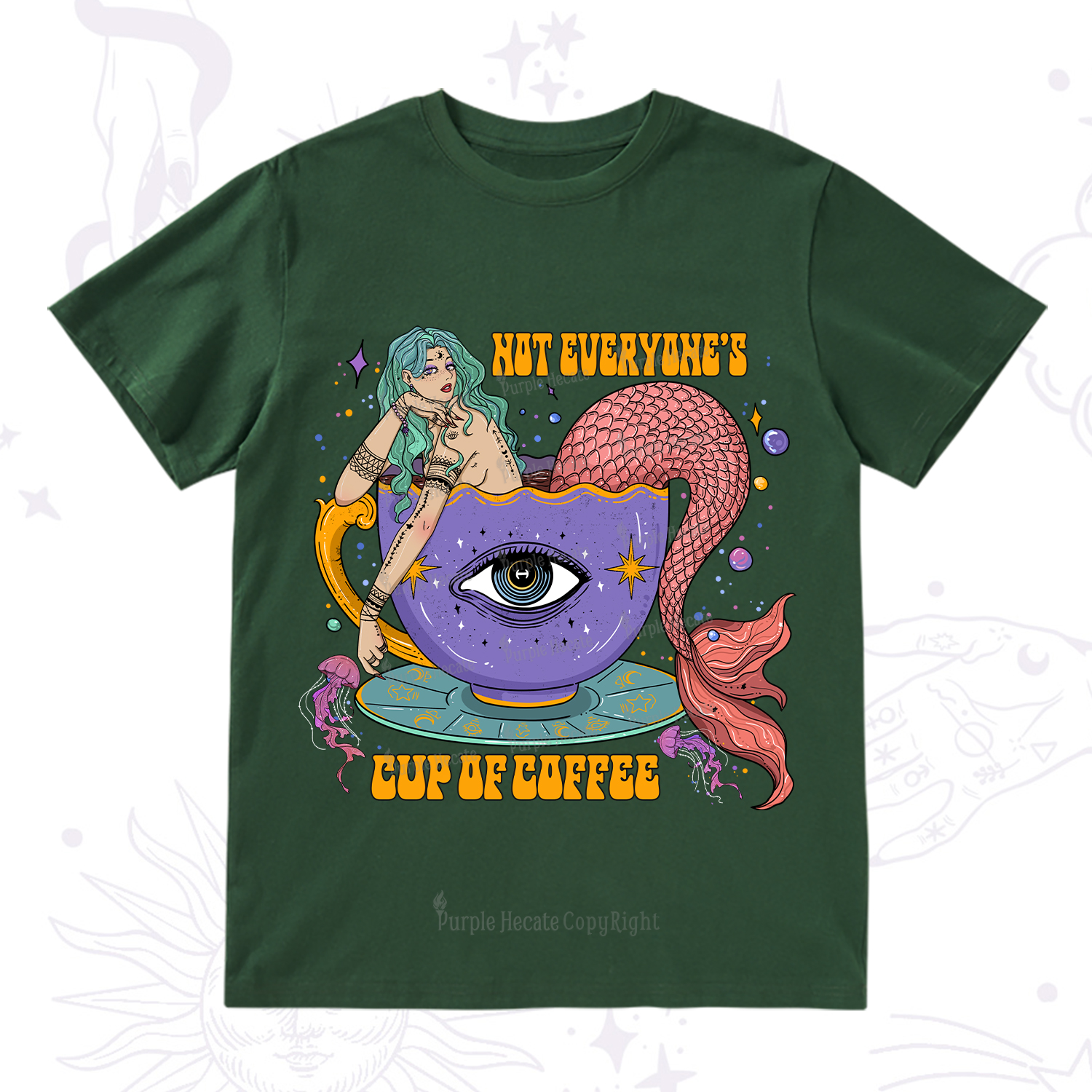 Purplehecate Not Everyone's Cup Of Coffee T-Shirt