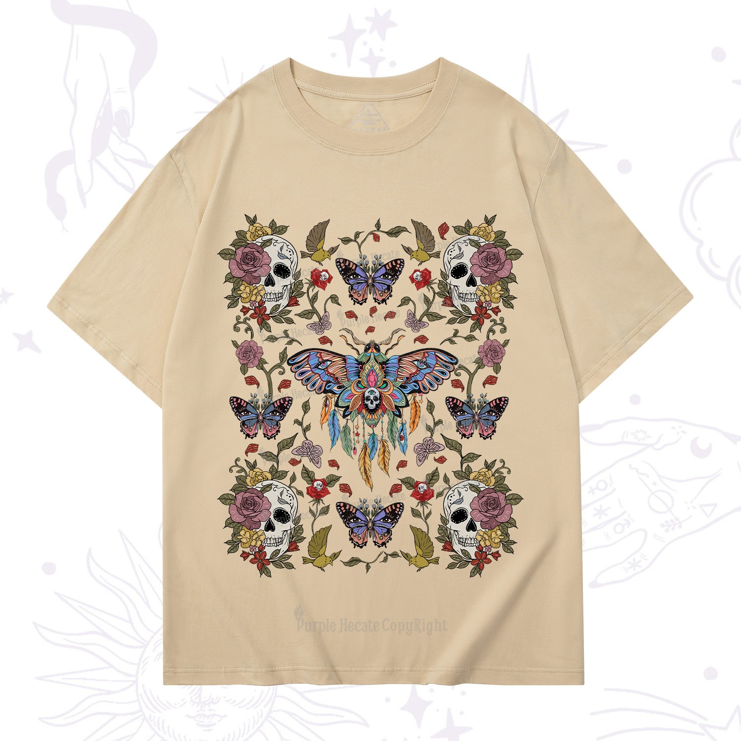 Purplehecate Moths Dancing T-Shirt