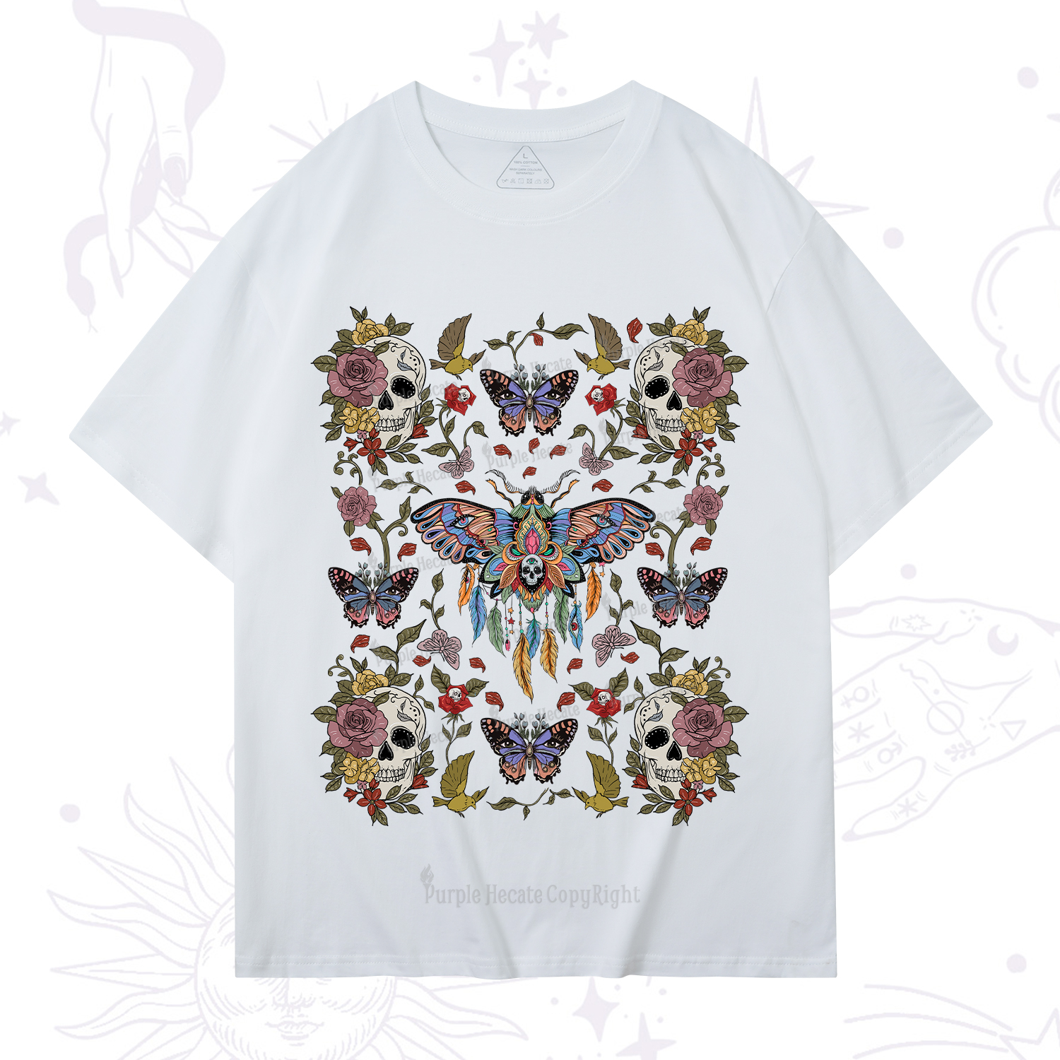 Purplehecate Moths Dancing T-Shirt