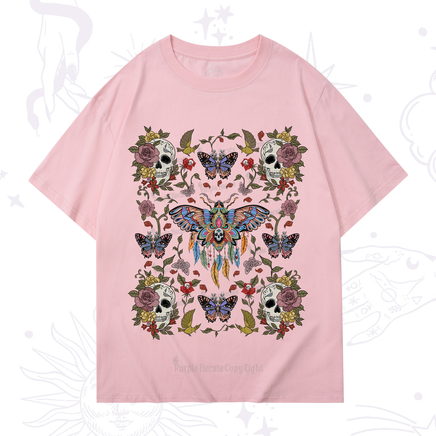 Purplehecate Moths Dancing T-Shirt