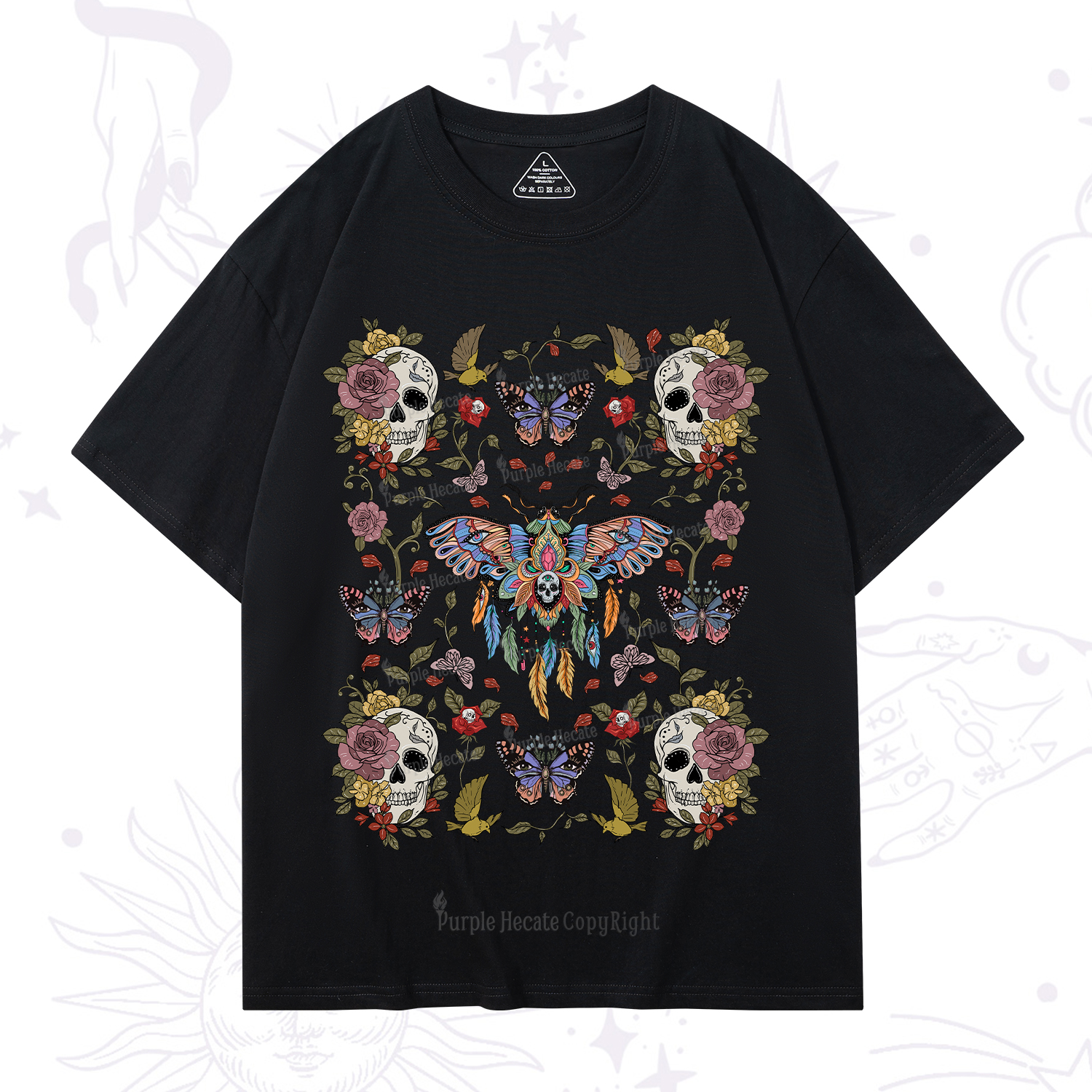Purplehecate Moths Dancing T-Shirt