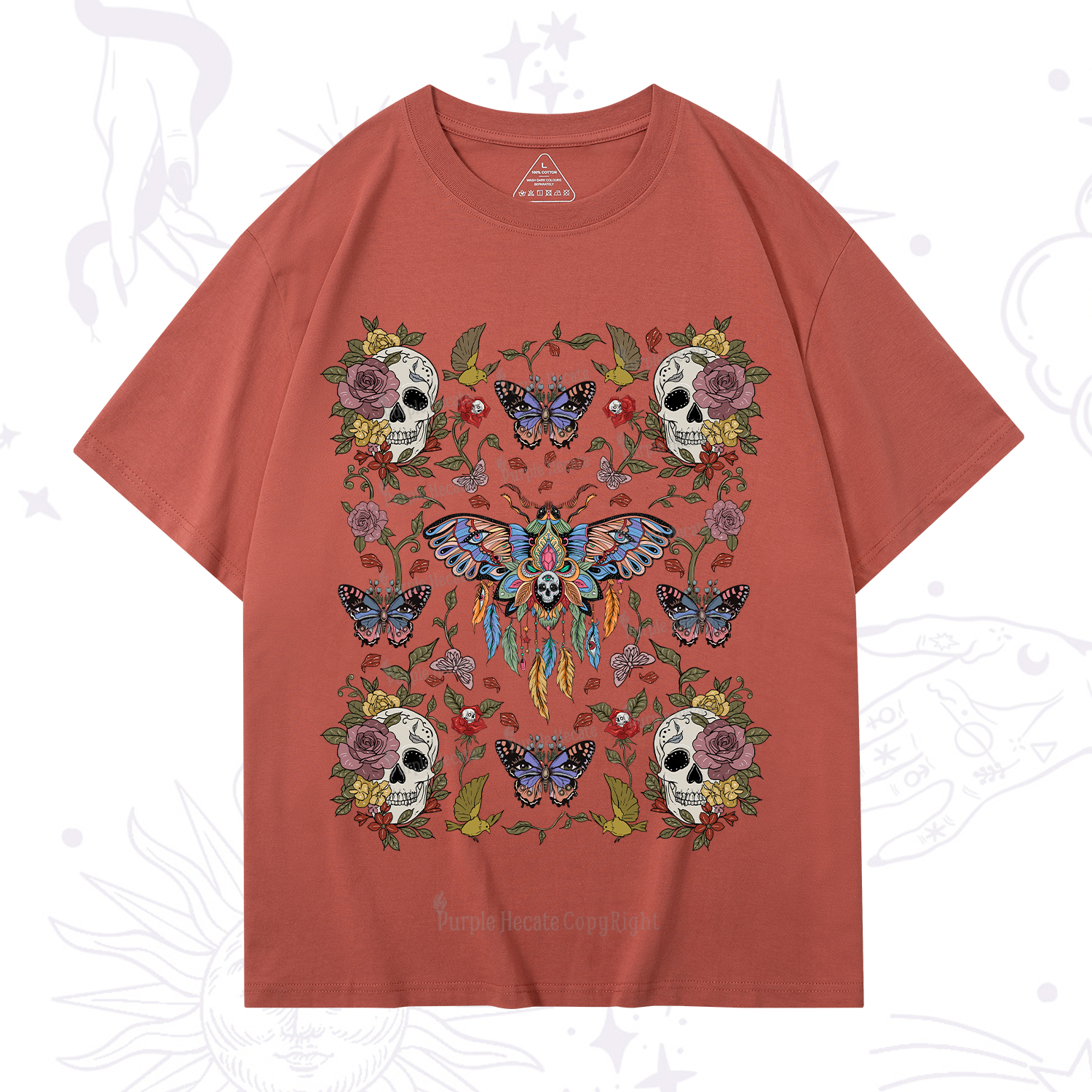 Purplehecate Moths Dancing T-Shirt