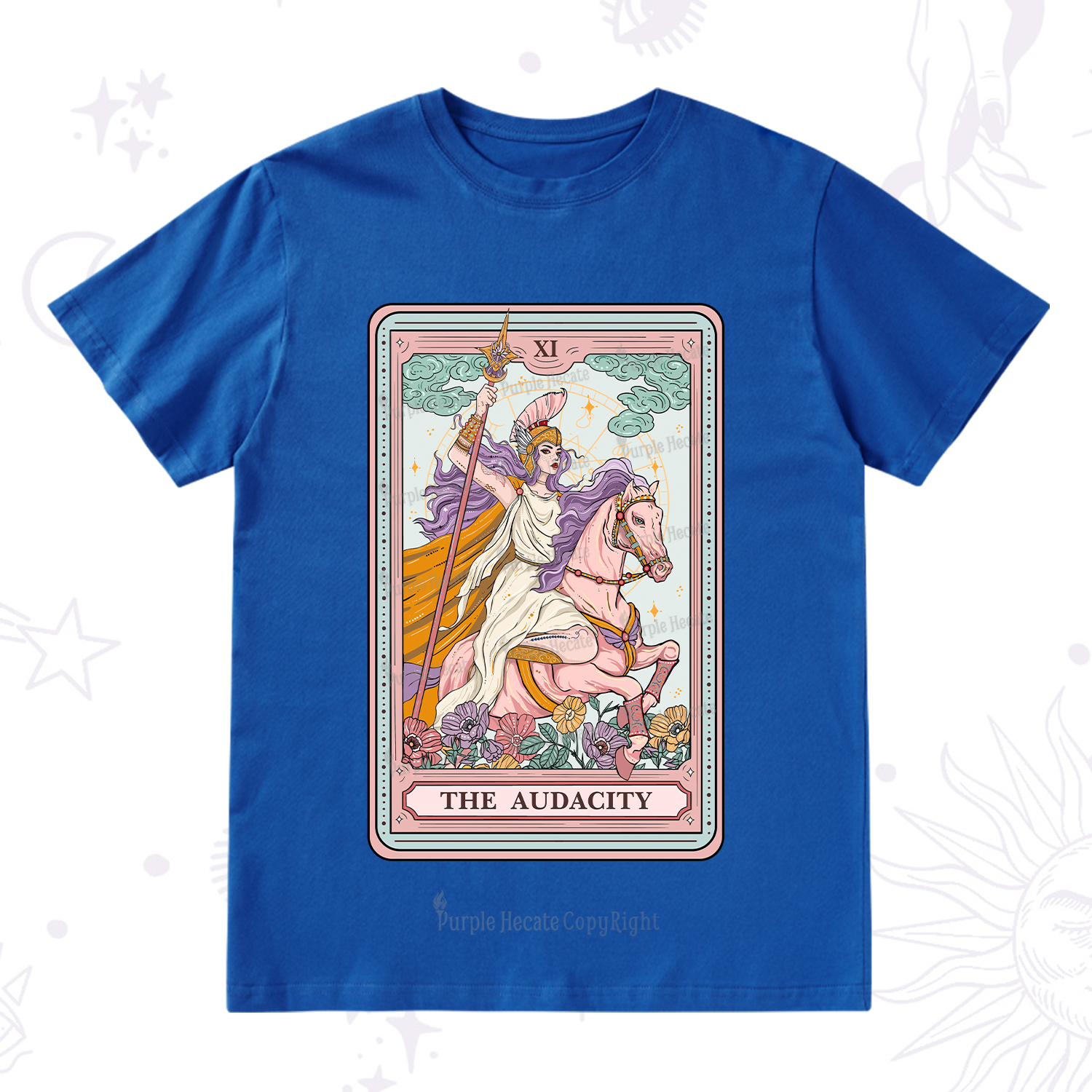 Purplehecate The Audacity Tarot Card T-Shirt