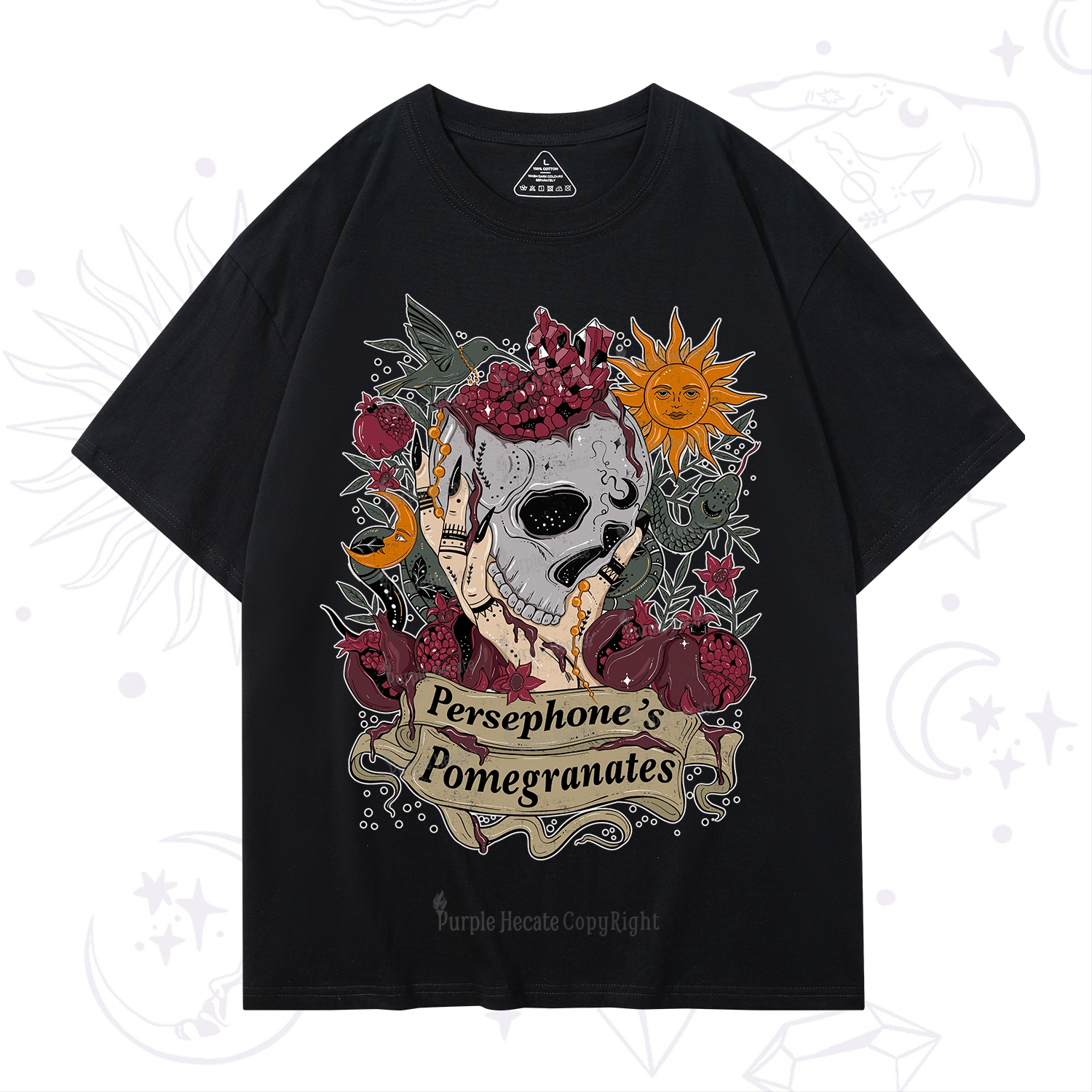 Purplehecate Persephone's Pomegranates T-Shirt