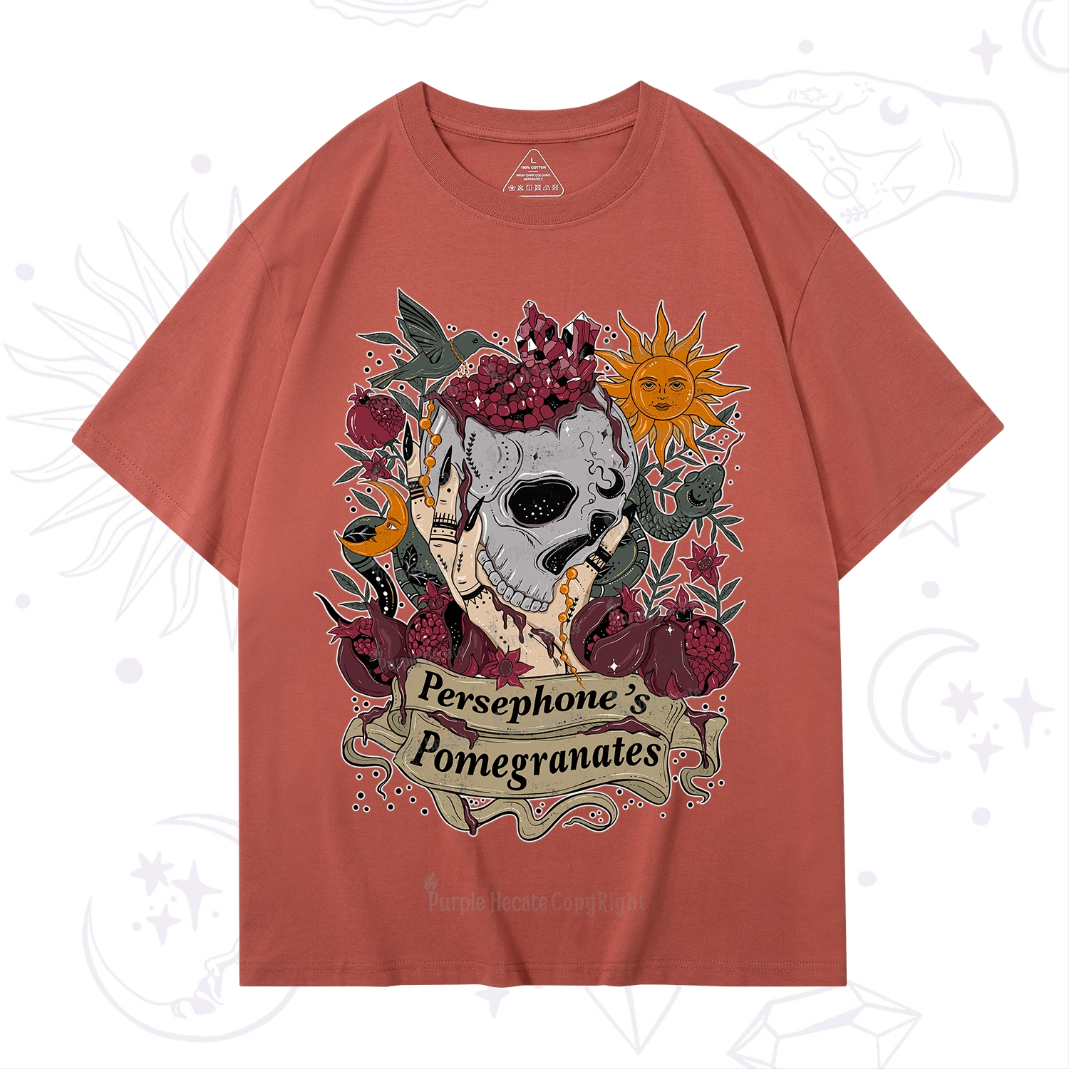 Purplehecate Persephone's Pomegranates T-Shirt