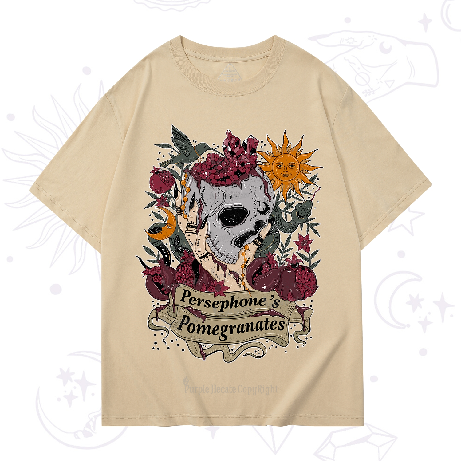 Purplehecate Persephone's Pomegranates T-Shirt