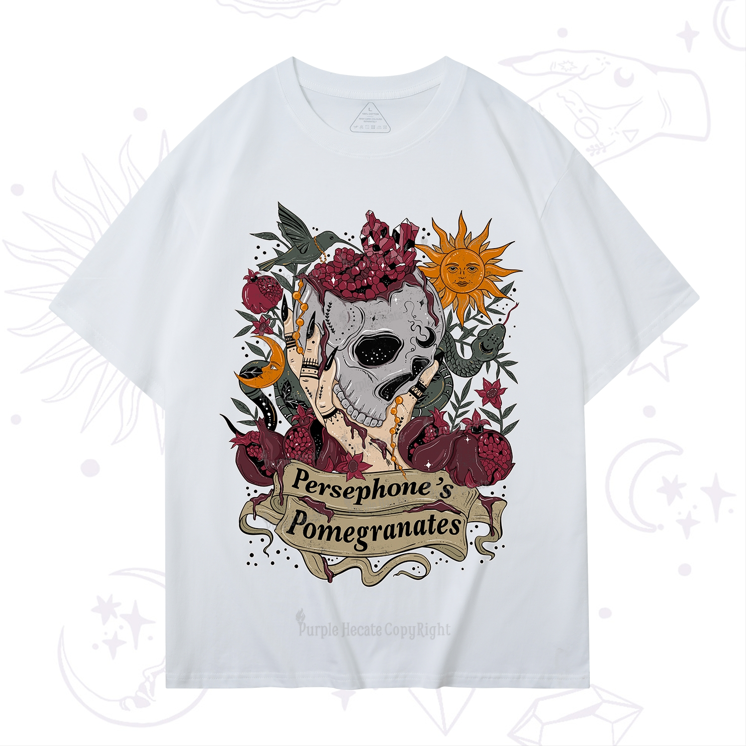 Purplehecate Persephone's Pomegranates T-Shirt