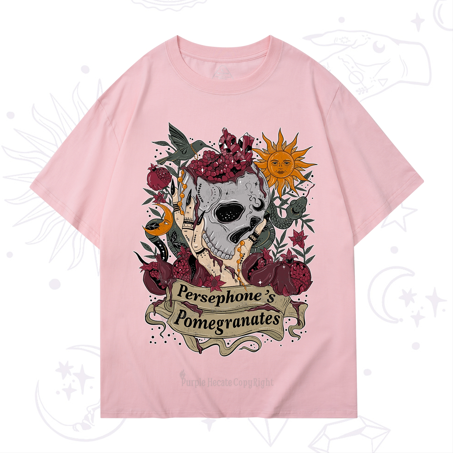 Purplehecate Persephone's Pomegranates T-Shirt
