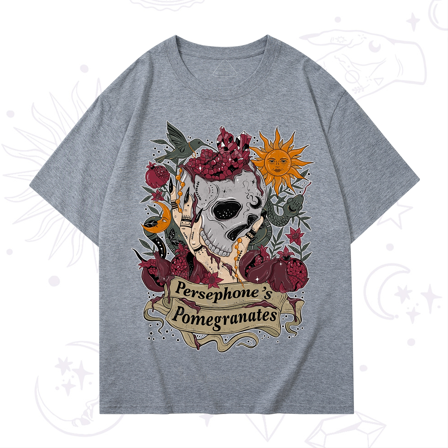 Purplehecate Persephone's Pomegranates T-Shirt