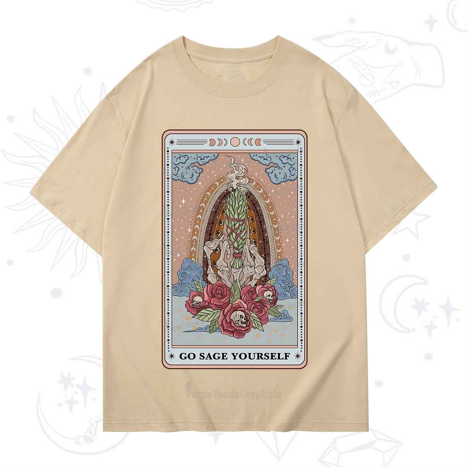 Purplehecate The Go Sage Yourself Tarot T-Shirt