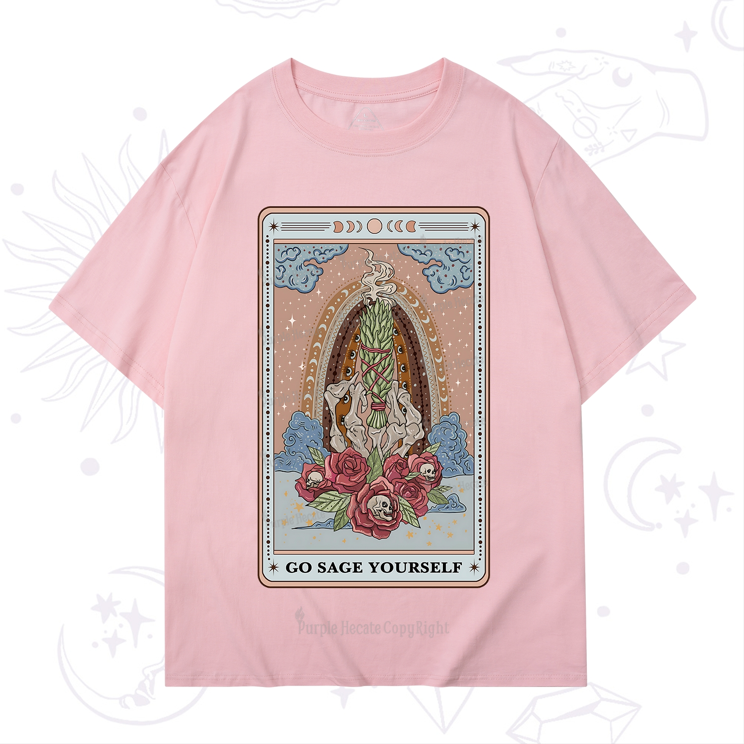 Purplehecate The Go Sage Yourself Tarot T-Shirt