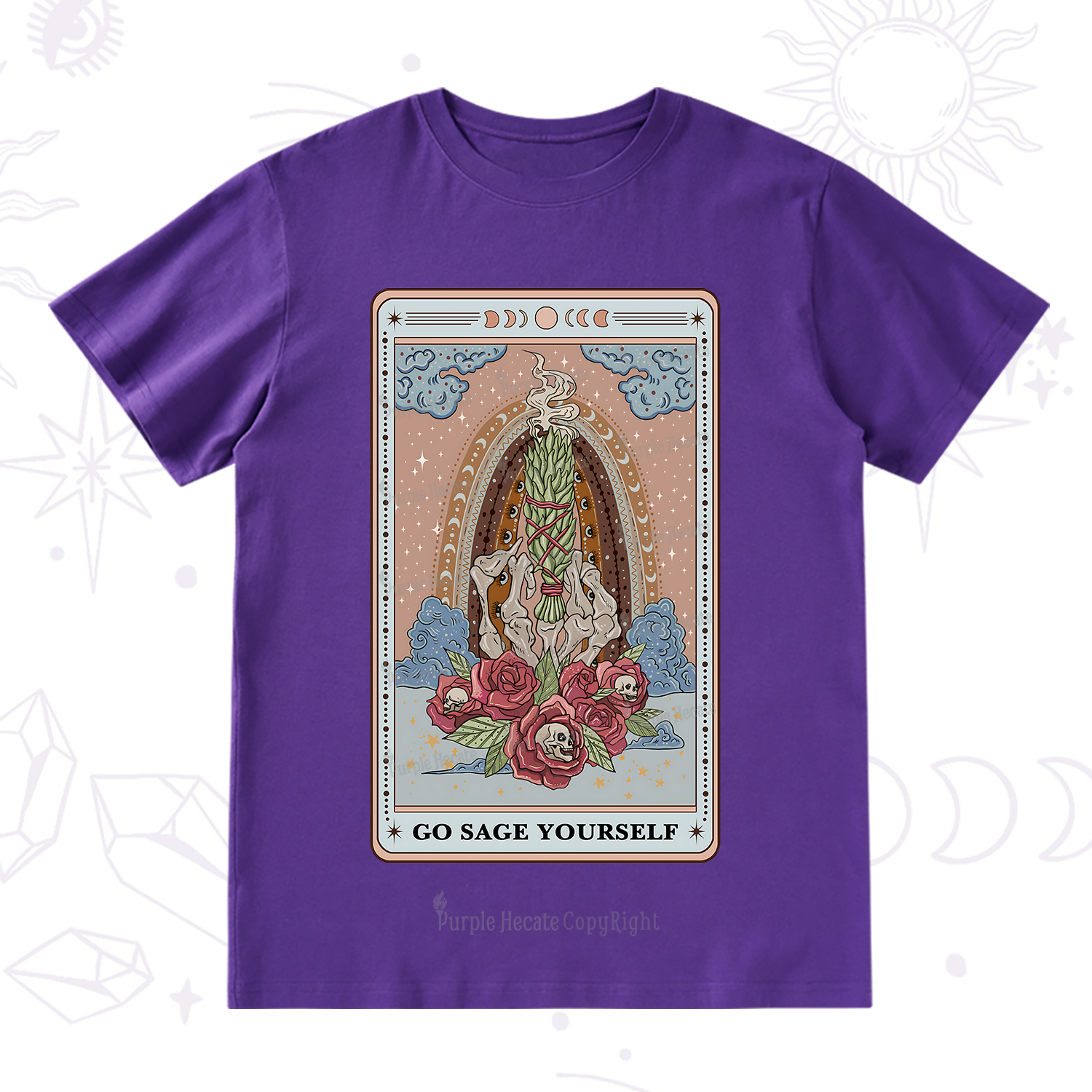Purplehecate The Go Sage Yourself Tarot T-Shirt