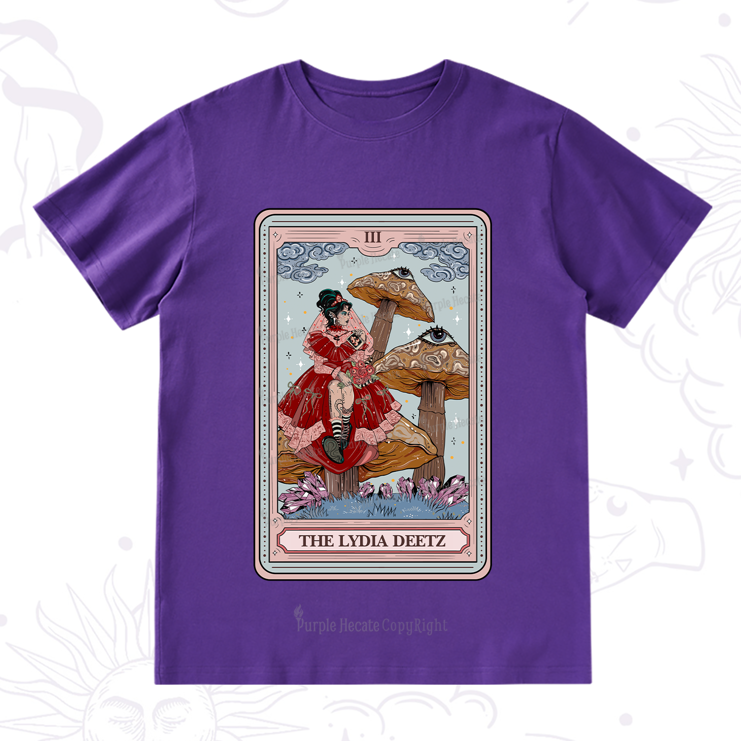 Purplehecate The Lydia Deetz Tarot T-Shirt
