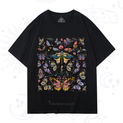 Purplehecate Mystical Butterfly & Moth T-Shirt