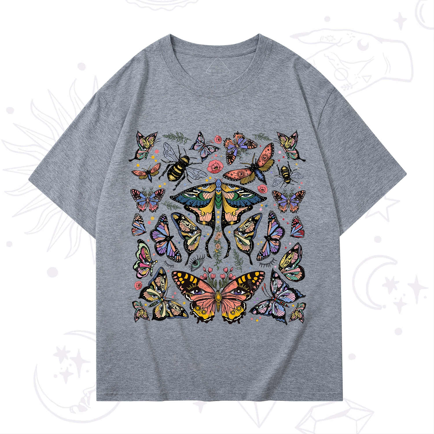 Purplehecate Mystical Butterfly & Moth T-Shirt