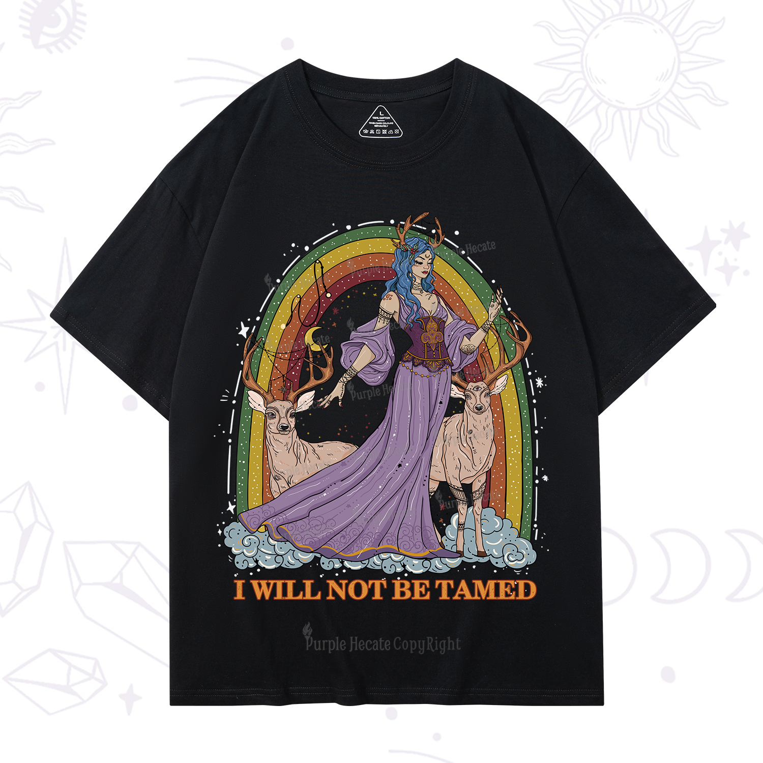 Purplehecate I Will No Be Tamed T-Shirt