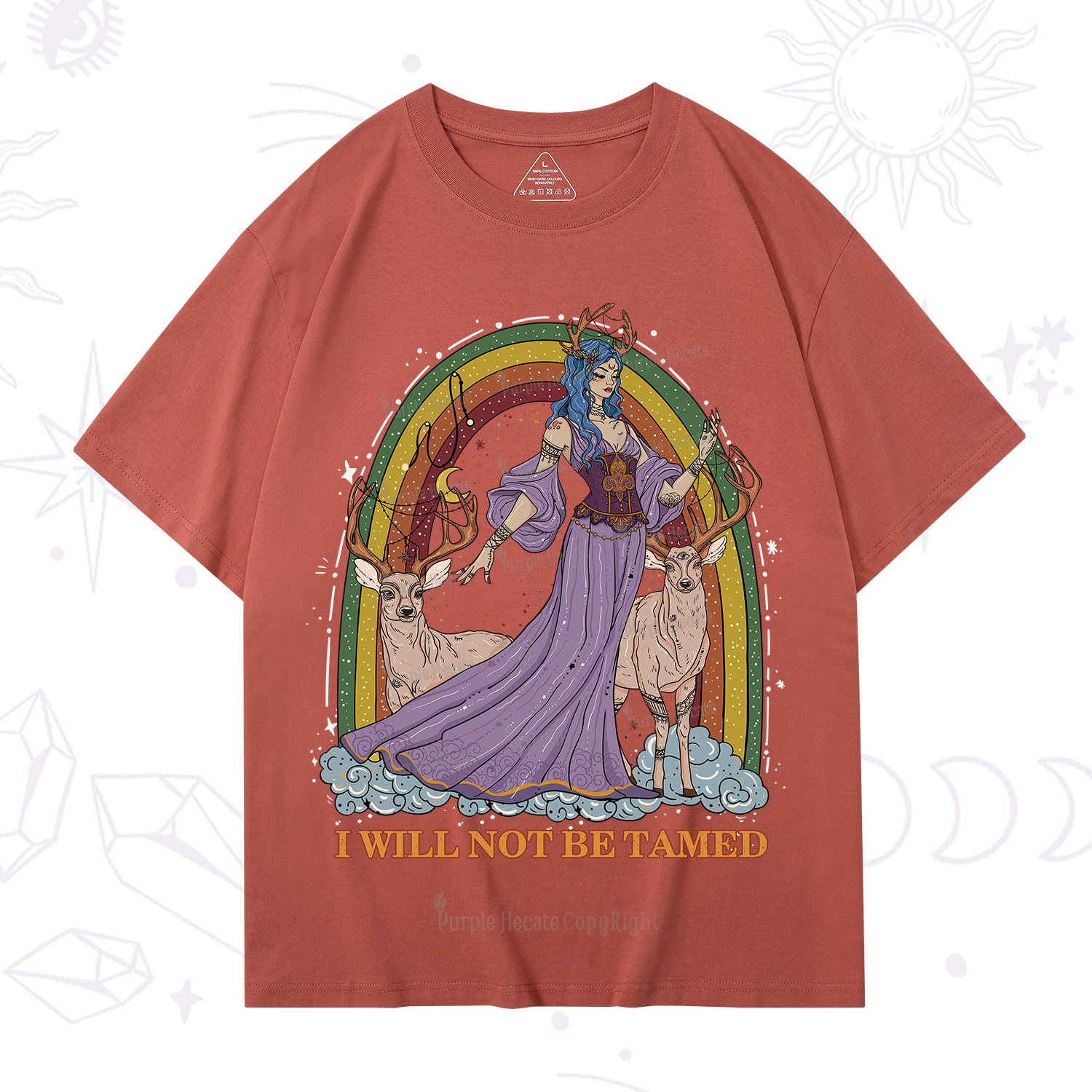 Purplehecate I Will No Be Tamed T-Shirt