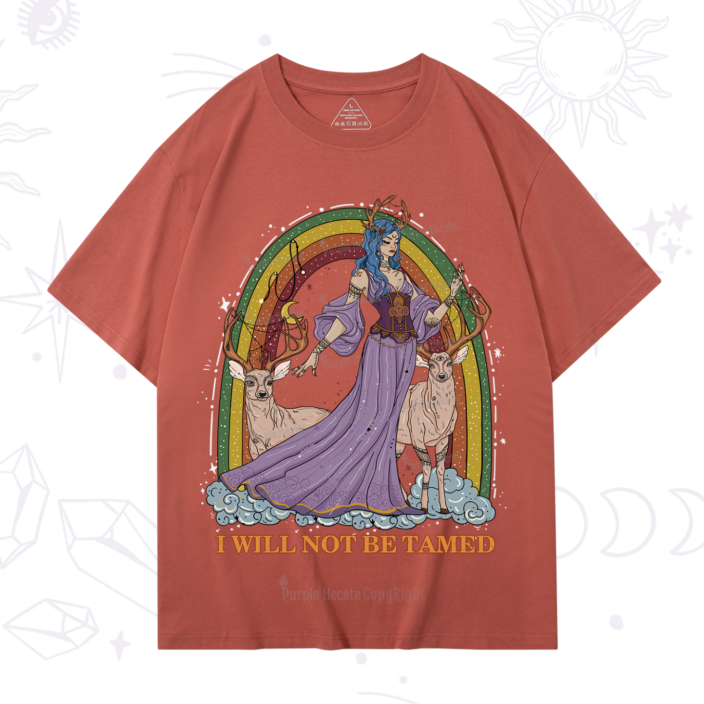Purplehecate I Will No Be Tamed T-Shirt