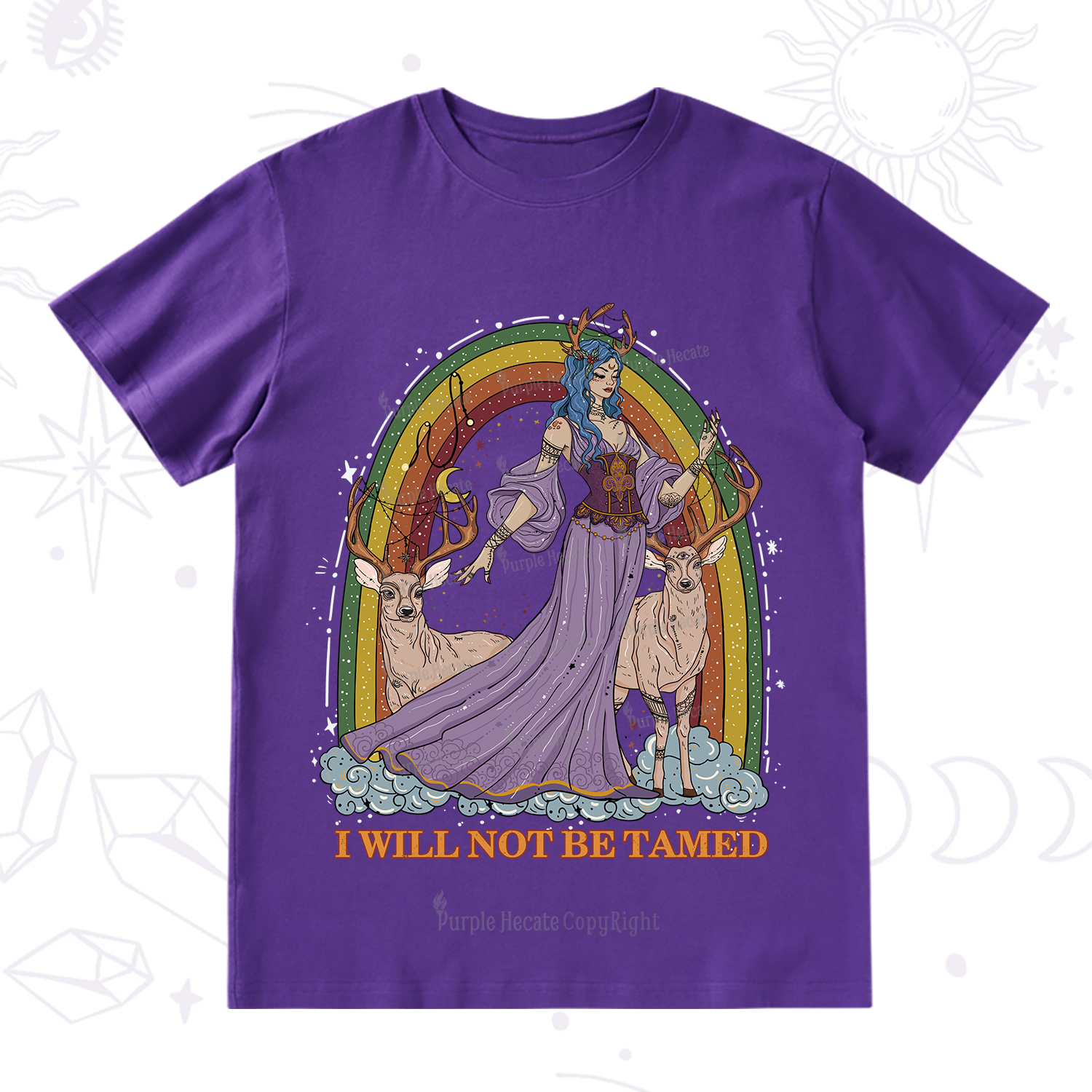 Purplehecate I Will No Be Tamed T-Shirt