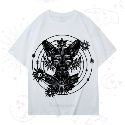 Purplehecate Mystic Sphynx Cat Lover T-Shirt