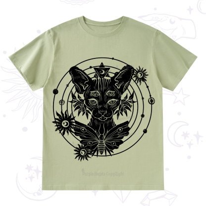 Purplehecate Mystic Sphynx Cat Lover T-Shirt