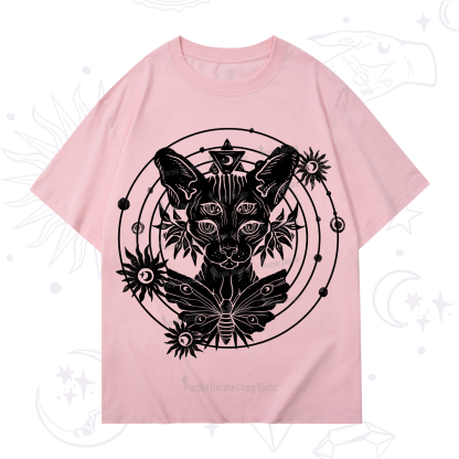 Purplehecate Mystic Sphynx Cat Lover T-Shirt