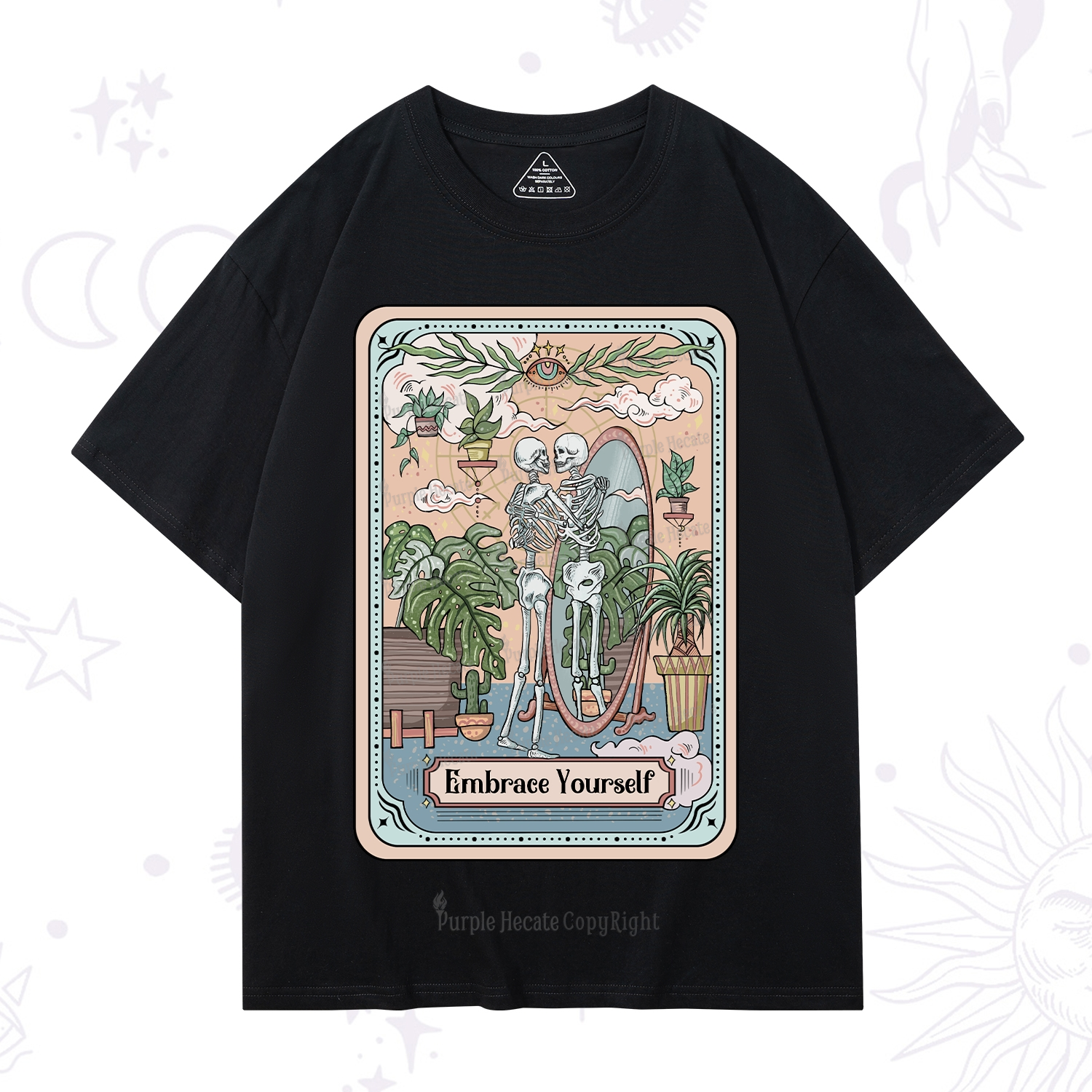 Purplehecate The Embrace Yourself Tarot T-Shirt