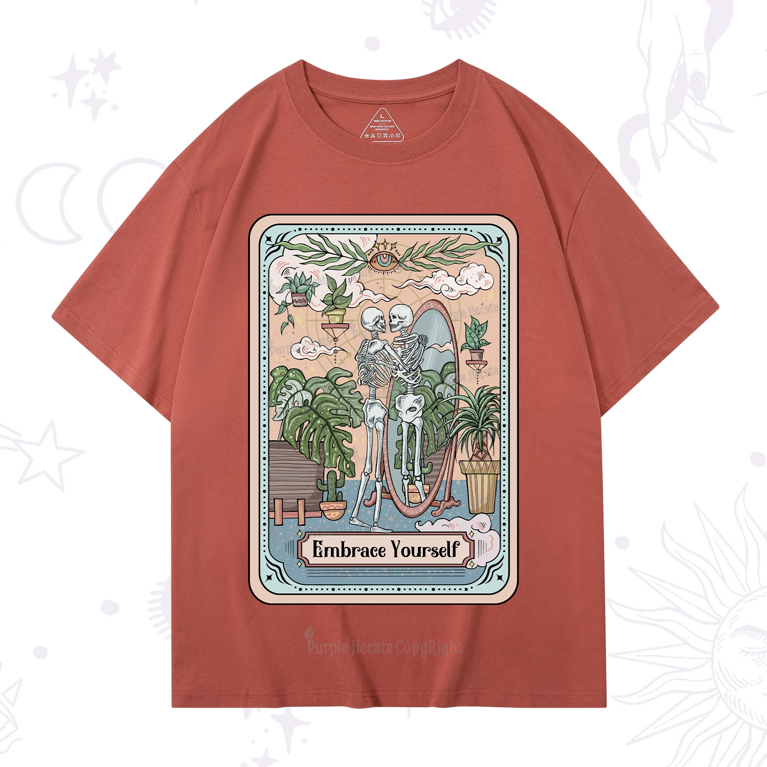 Purplehecate The Embrace Yourself Tarot T-Shirt